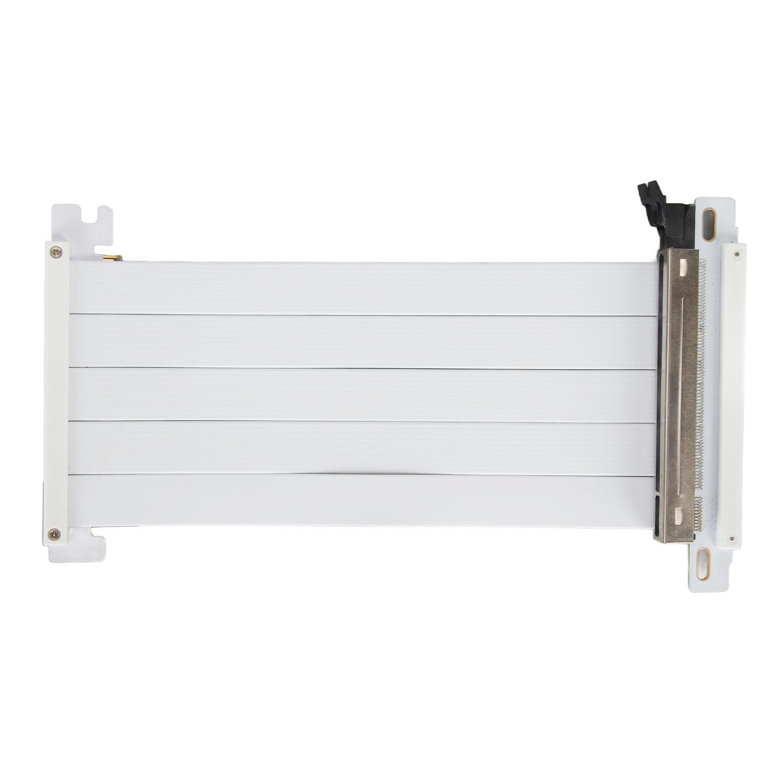 بهینر کابل گسترش GPU PCIe 4.0 X16، کابل انعطاف پذیر با سرعت بالا دو رو به رو 180 درجه، کابل گسترش GPU برای کارت گرافیک RTX 4090 و RX 7900 (20 سانتی متر) 20 سانتی متر سفید