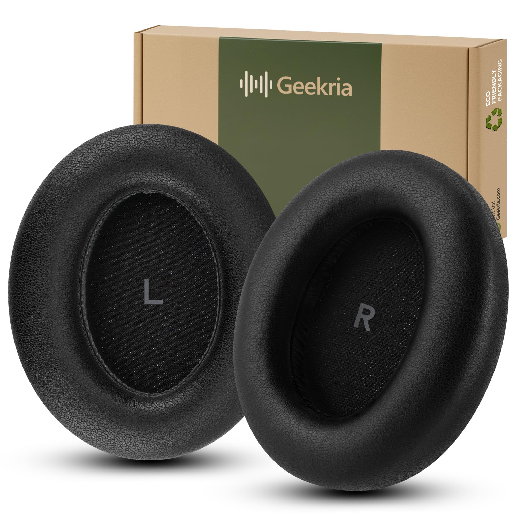 پوشیدنی های گوش گیکریا QuickFit برای هدفون بی‌سیم Sennheiser Momentum 4، HDB 630 سیاه