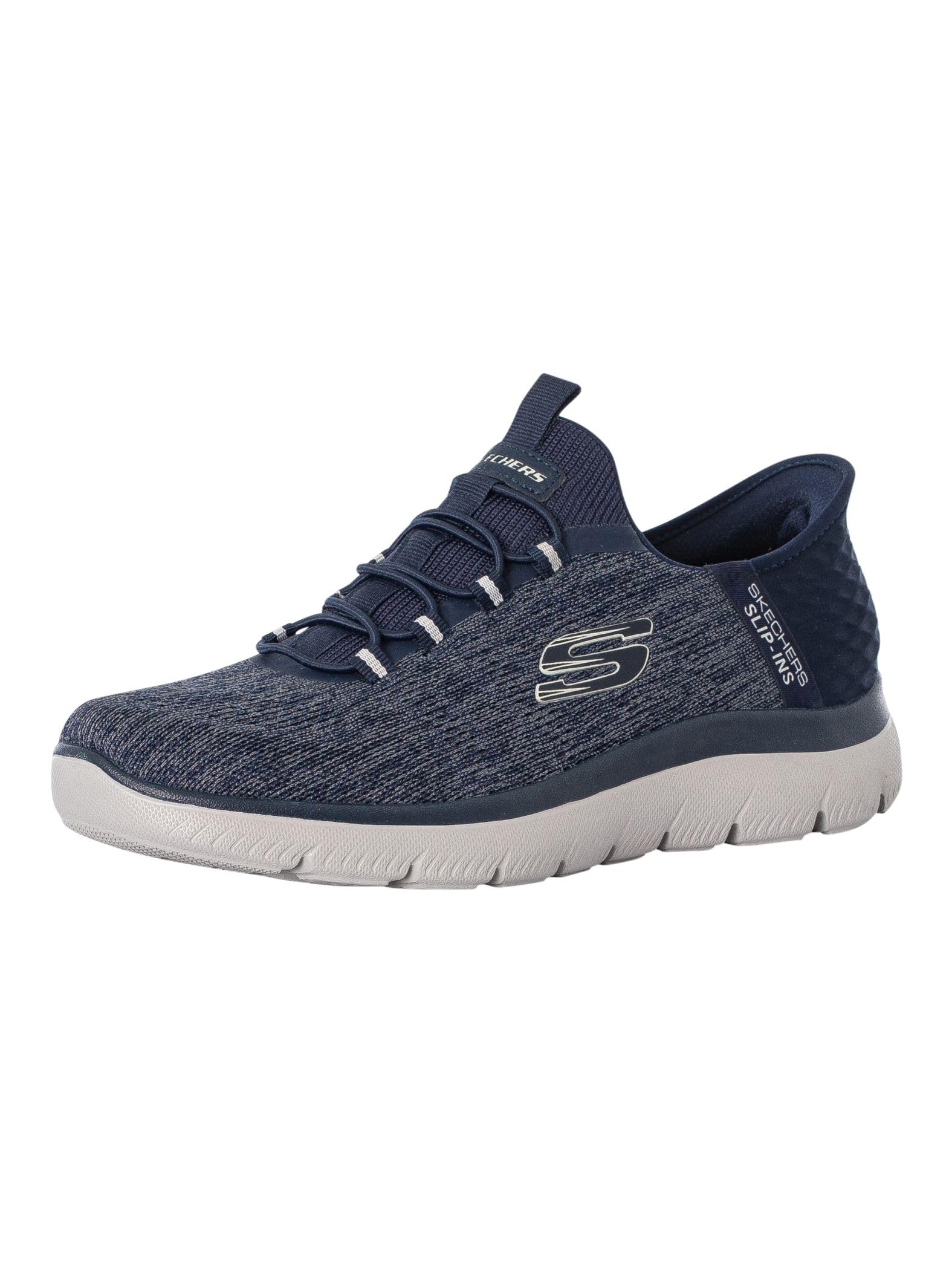 کفش کتانی مردانه Skechers Summits Key Pace Hands‑Free Slip‑in، سایز 44 (EU)، رنگ سرمه‌ای