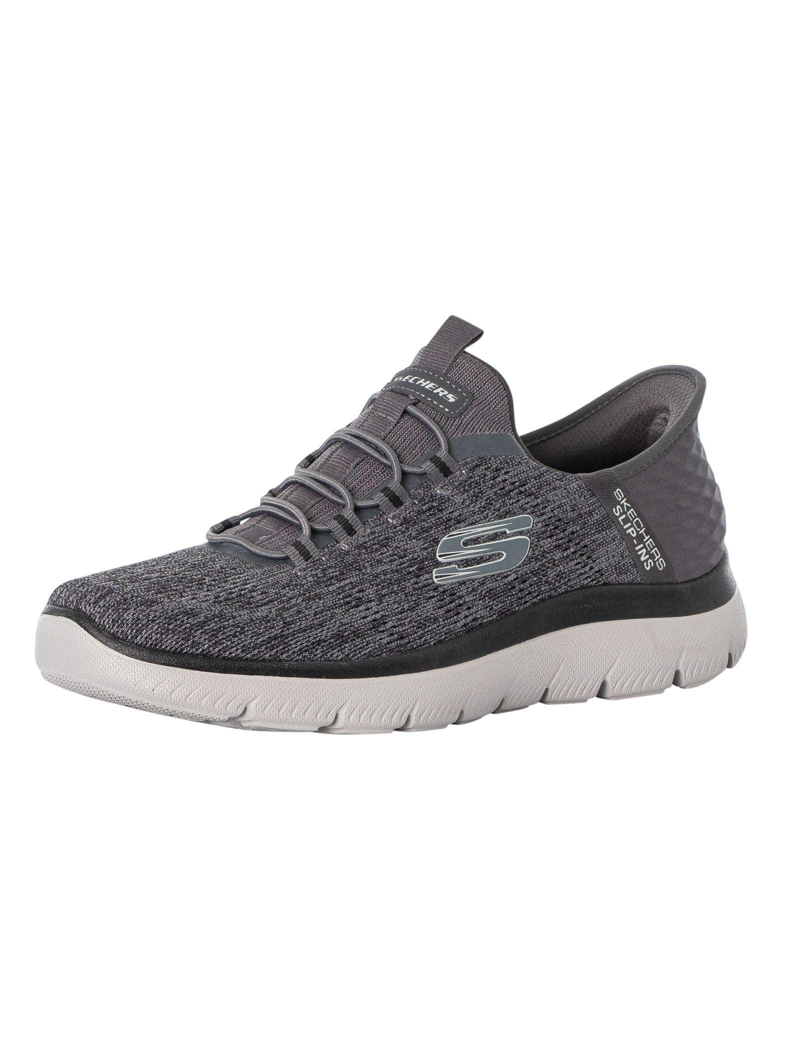 کفش مردانه Skechers SUMMITS، سایز 45 (EU)، رنگ زغالی/مشکی