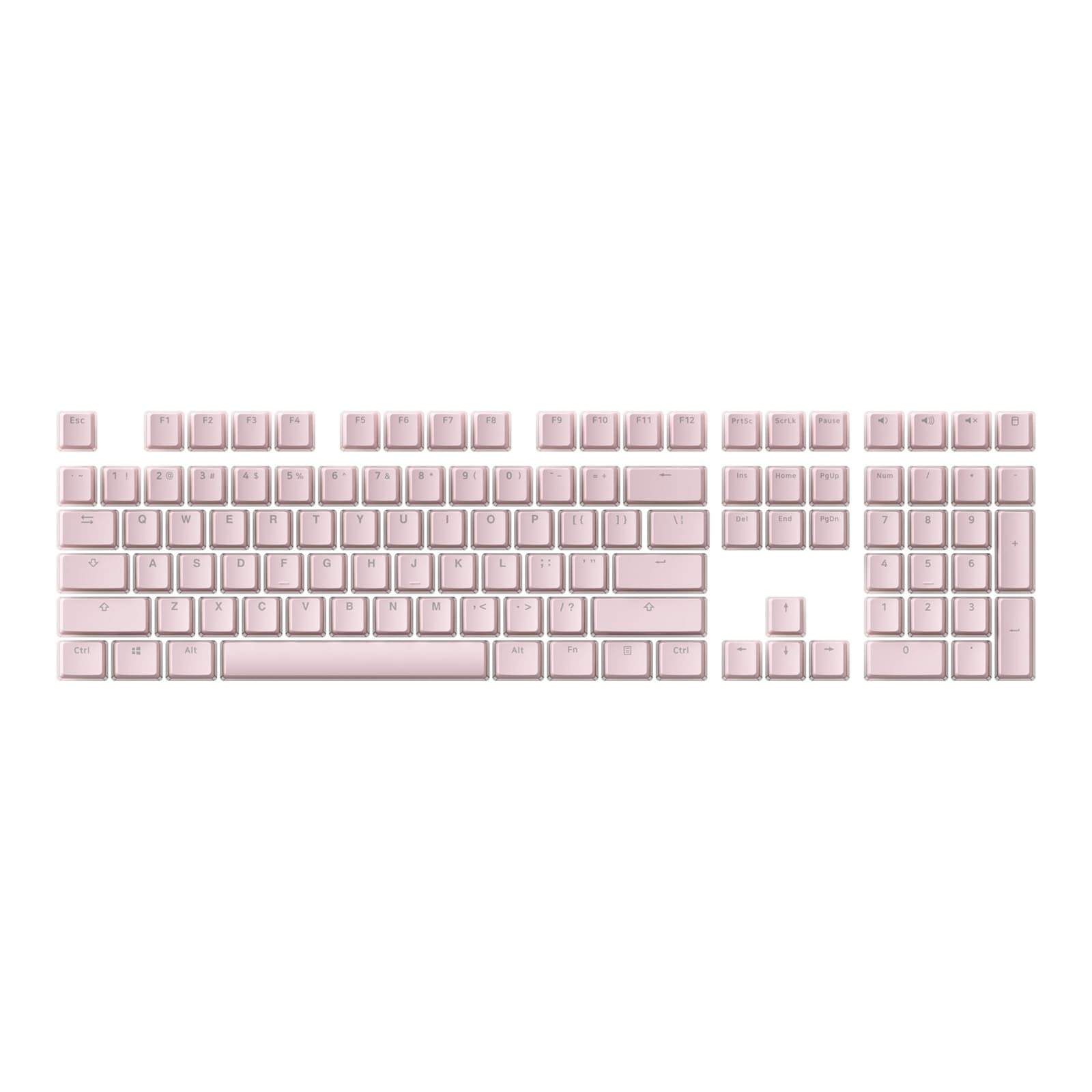 مجموعه کی‌کپس 108 عددی Akko Sakura Jelly با پروفایل OEM برای صفحه کلید مکانیکی بازی Sakura Jelly OEM Profile