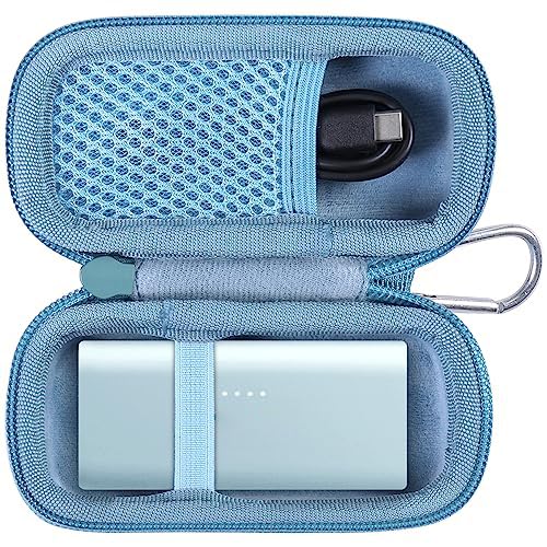 کیف حمل و نقل سخت co2CREA برای پاوربانک Anker 621 Nano Mini 5000mAh شارژر قابل حمل، کیف حفاظتی سازگار با کانکتور لایتنینگ قابل انعطاف Anker (تنها کیف، بدون شارژر)