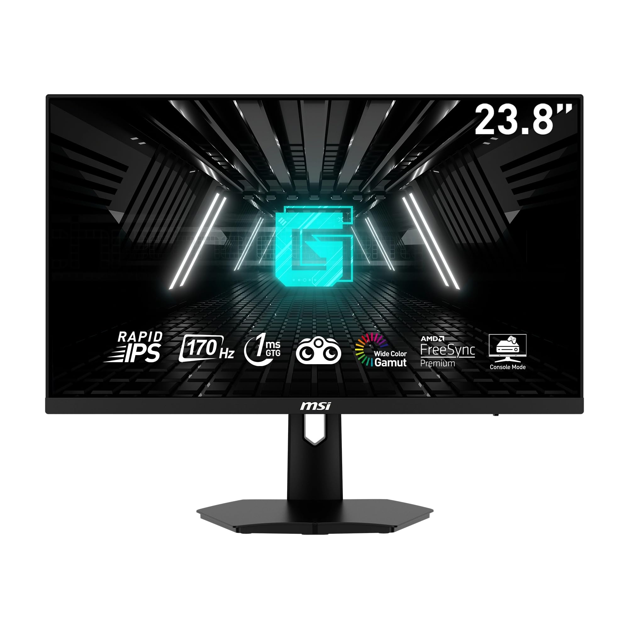 MSI G244F صفحه نمایش مانیتور 60.5 سانتی‌متر (23.8 اینچ) 1920 در 1080 پیکسل Full HD مشکی