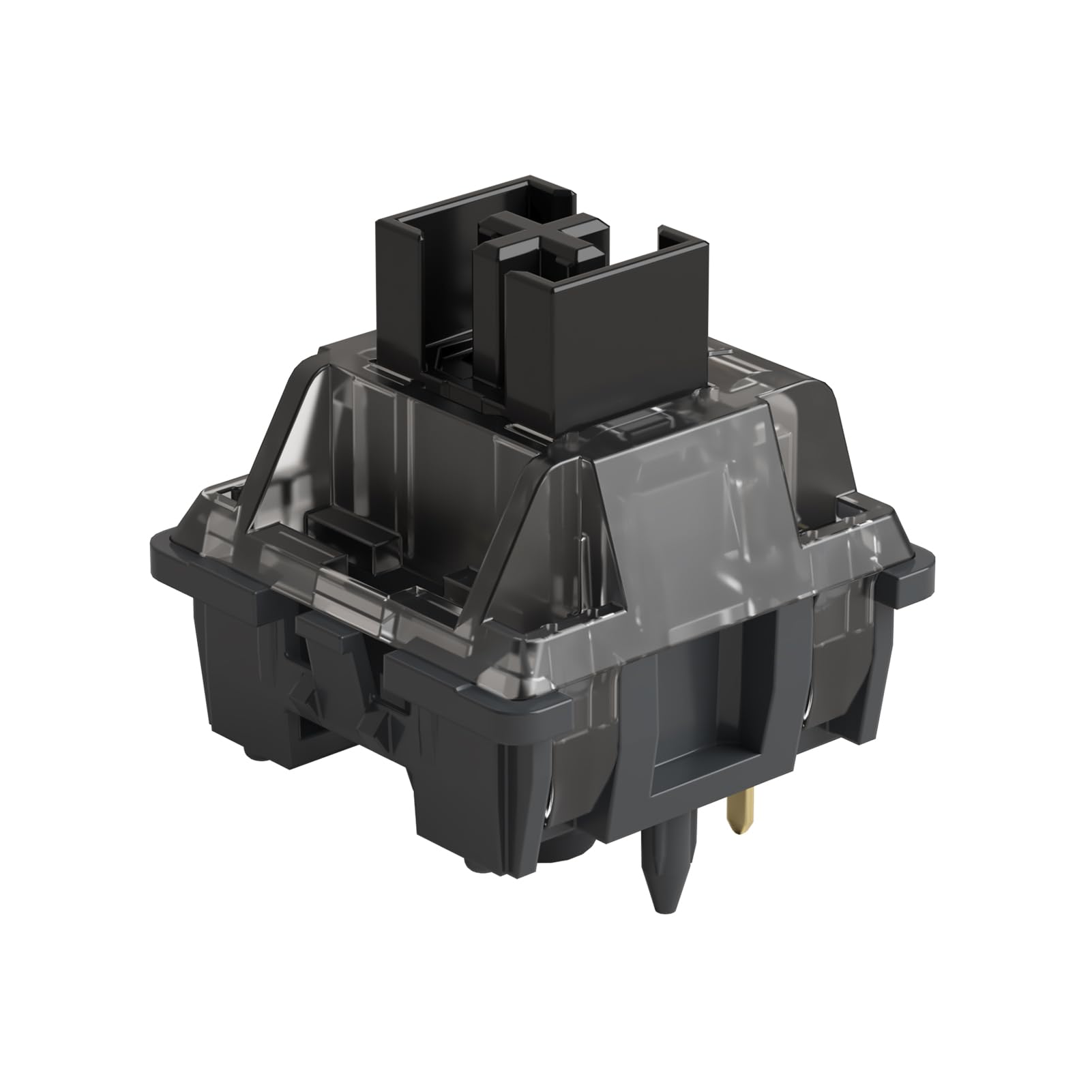 کیبورد مکانیکی با سوییچ خاک‌گردان Akko V3 Cream Black Pro برای بازی، سوئیچ خطی ۵ پین (45 عدد)