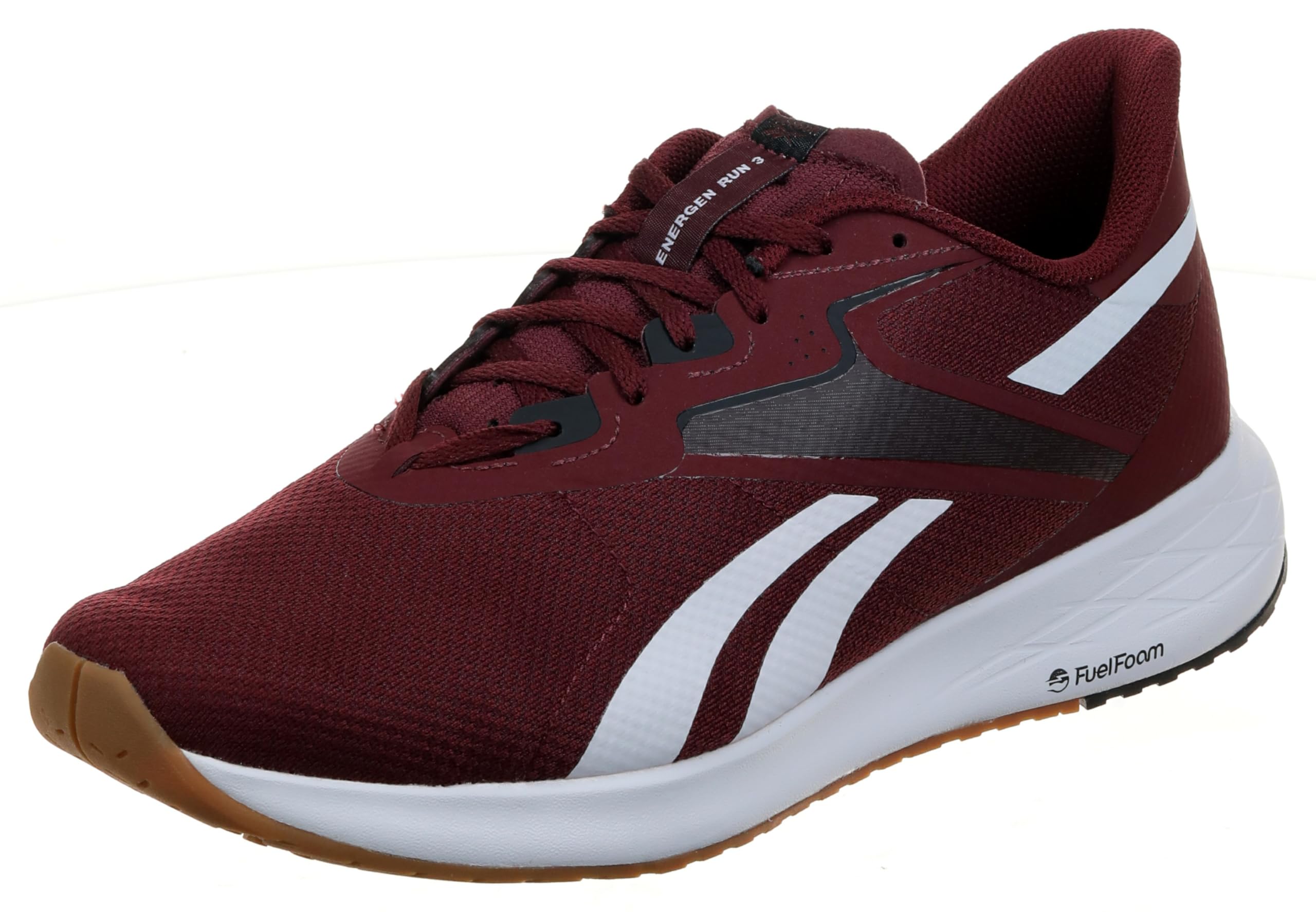 کفش مردانه Reebok ENERGEN RUN 3، 45EU، کلاسیک مارون F23 / هسته سیاه / سفید FTWR