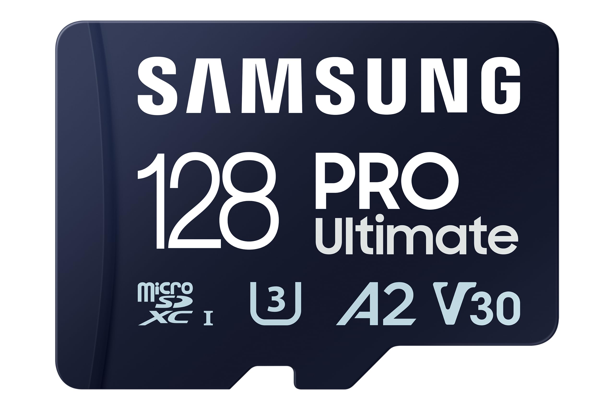 کارت حافظه Samsung PRO Ultimate microSD + آداپتور SD، 128 گیگابایت، برای گوشی‌های هوشمند، دوربین‌های پهپاد و اکشن کم، UHS-I U3، 200 مگابایت بر ثانیه خواندن، 130 مگابایت بر ثانیه نوشتن، مدل MB-MY128SA/WW Pro Ultimate به رنگ مشکی 128 گیگابایت