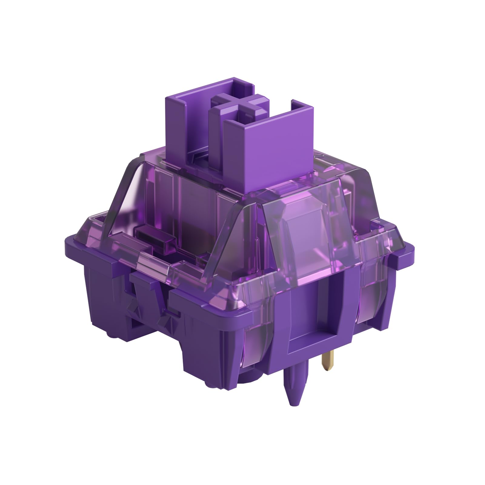 کیبورد مکانیکال با سوییچ Akko V3 Lavender Purple Pro با سوزن گردگیر برای کیبورد بازی، سوییچ های تاکتیل 5 پین (45 عدد) Lavender Purple V3 Pro
