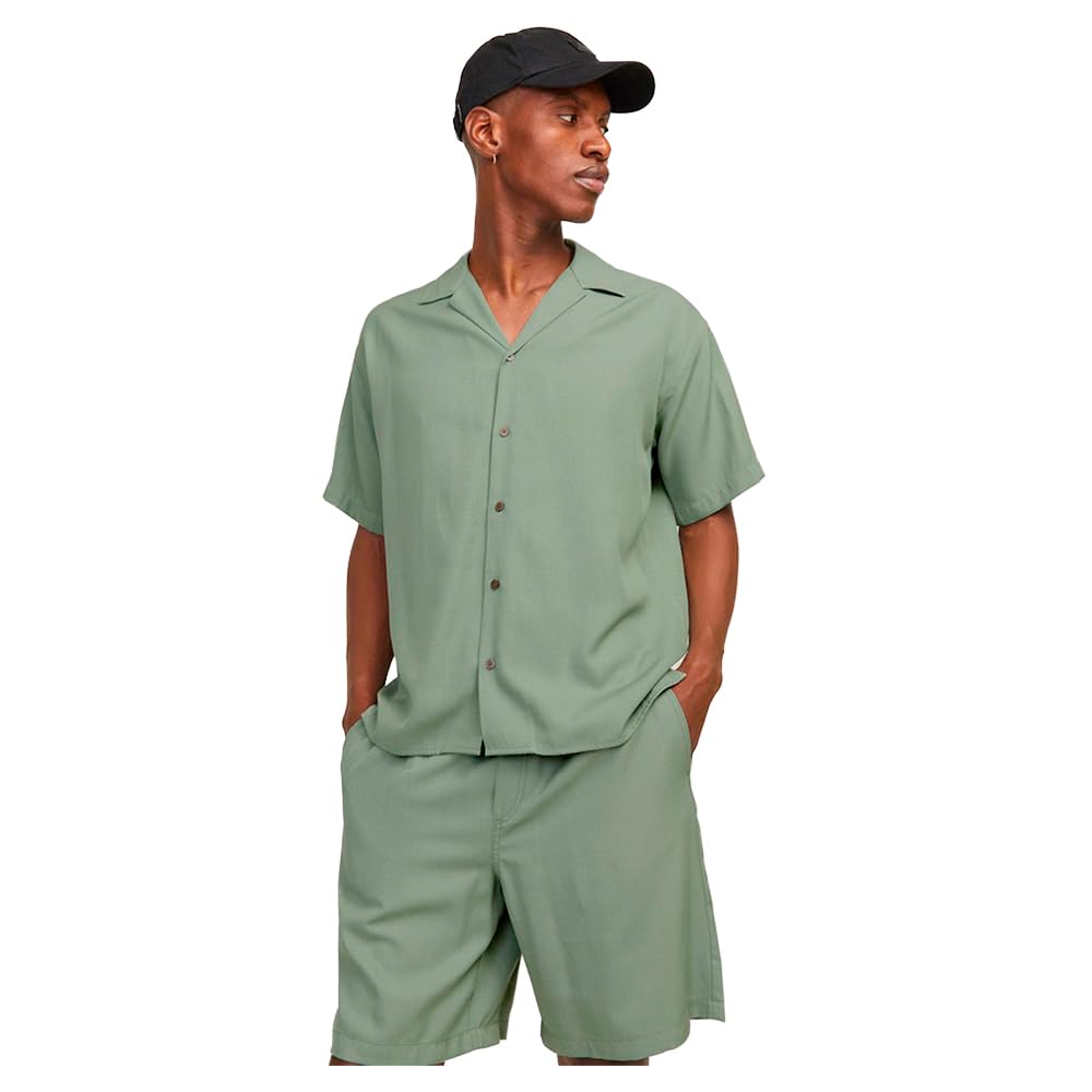 پوشاک آقایان JACK & JONES مدل AARON کلاسیک اندازه XXL رنگ سبز آبی
