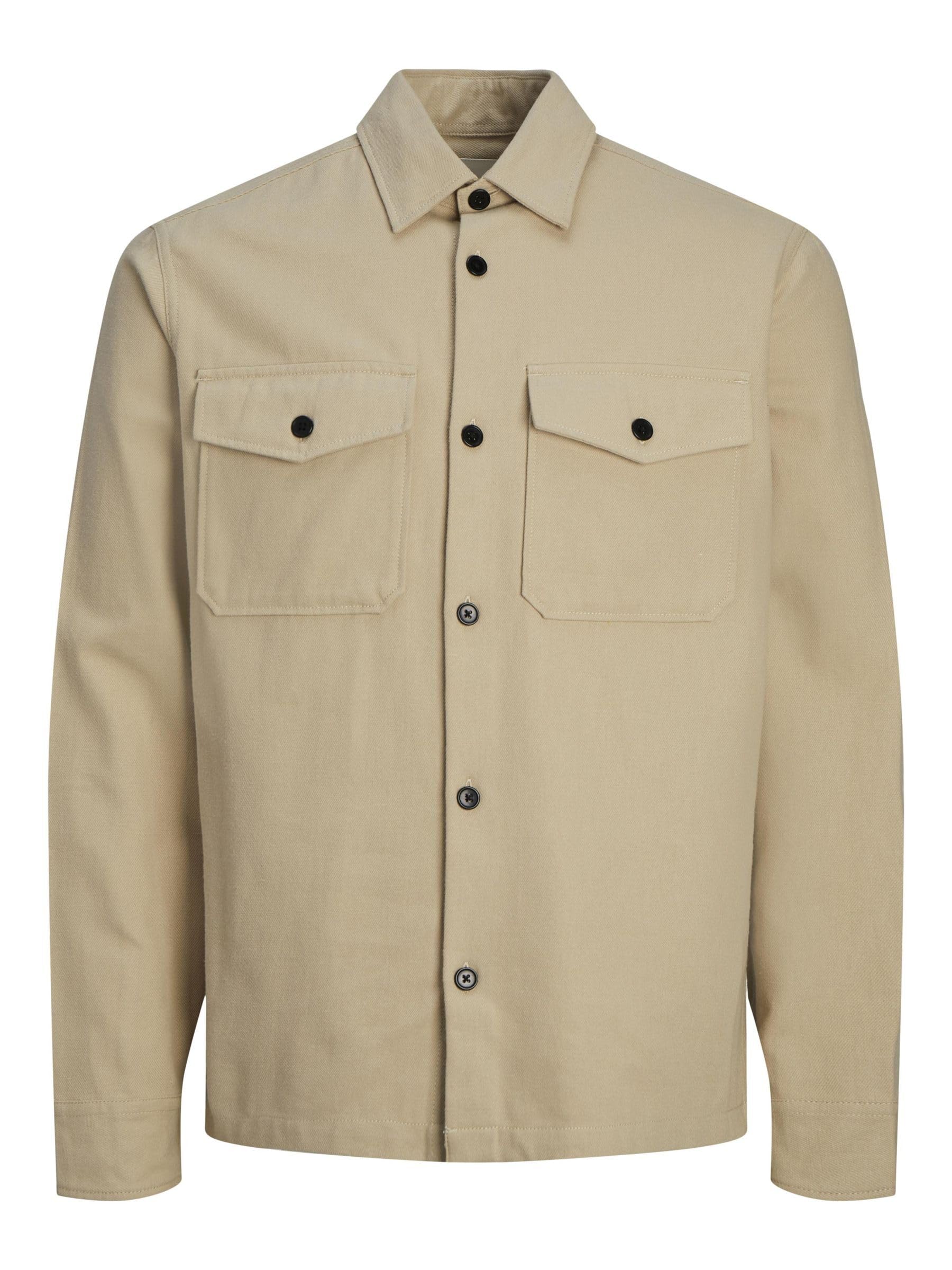 پیراهن بیرونی JACK & JONES مردانه مدل CCROY SPRING SOLID XL جدید با الگوی مزرعه گندم