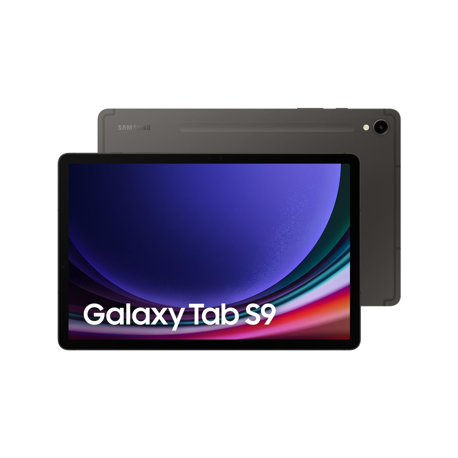تبلت اندروید SAMSUNG Galaxy Tab S9 5G، دارای 8GB رم، حافظه 128GB با قابلیت افزایش تا MicroSD، قلم S همراه، رنگ گرافیت (نسخه امارات)، خاکستری 128GB S9 5G