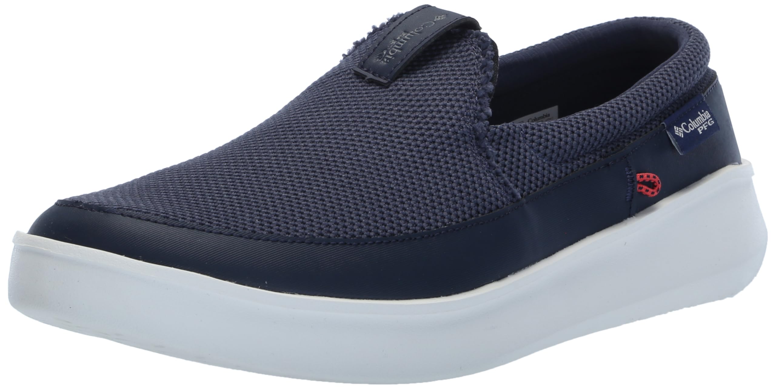 کفش قایقی مردانه Columbia Boatside Breathe PFG با سایز 40 اروپا رنگ آبی شبانه / قرمز غروب