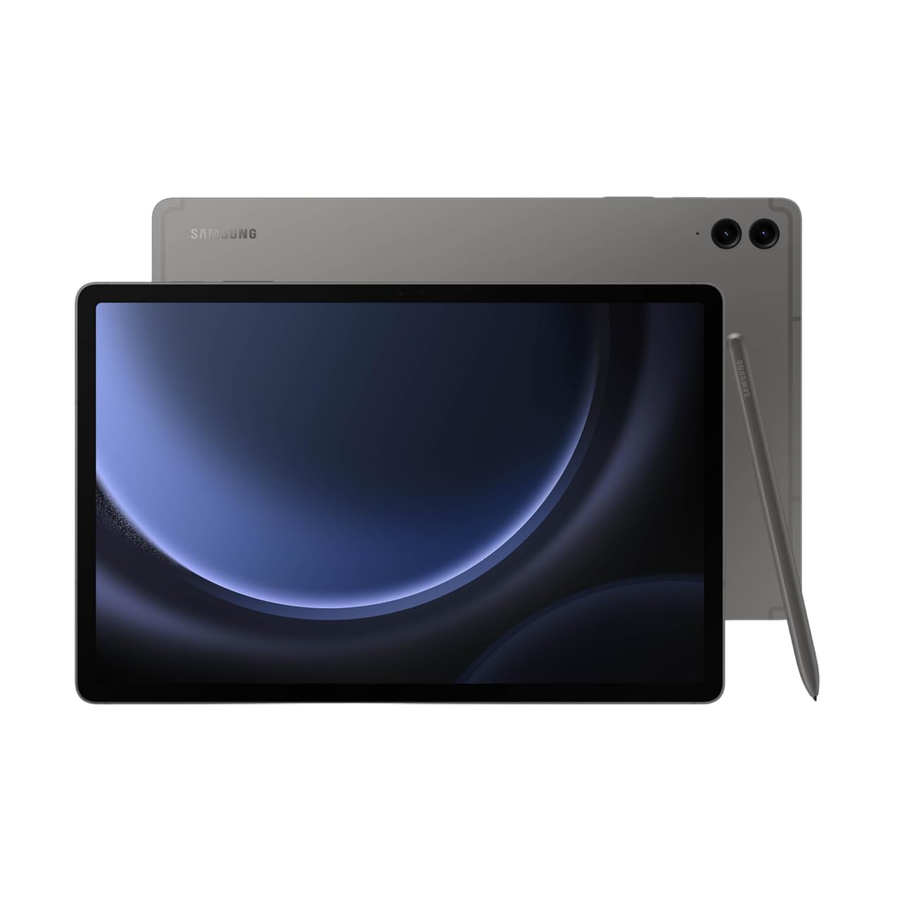 تبلت اندروید Samsung Galaxy Tab S9 FE+ Plus 12.4 اینچی 128 گیگابایت, عمر باتری طولانی, پردازنده قدرتمند, قلم S, دوربین 8 مگاپیکسل, طراحی سبک و مقاوم, حافظه قابل افزایش, نسخه آمریکایی, 2023, خاکستری