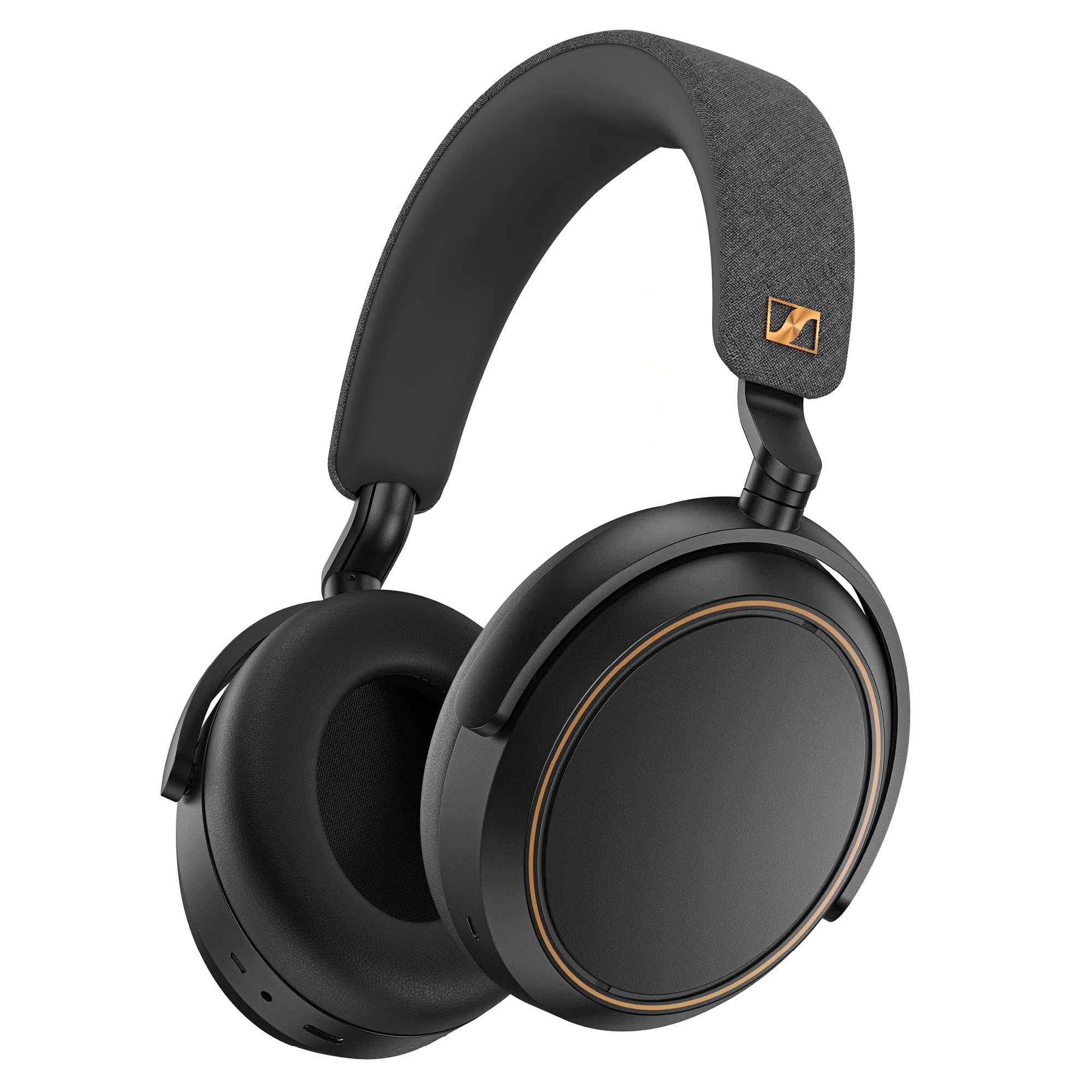 هدفون بی‌سیم Sennheiser Momentum 4 Wireless Special Edition با بلوتوث - با لغو نویز تطبیقی برای تماس‌های بسیار شفاف - عمر باتری 60 ساعت - صدای قابل تنظیم، مشکی / مس