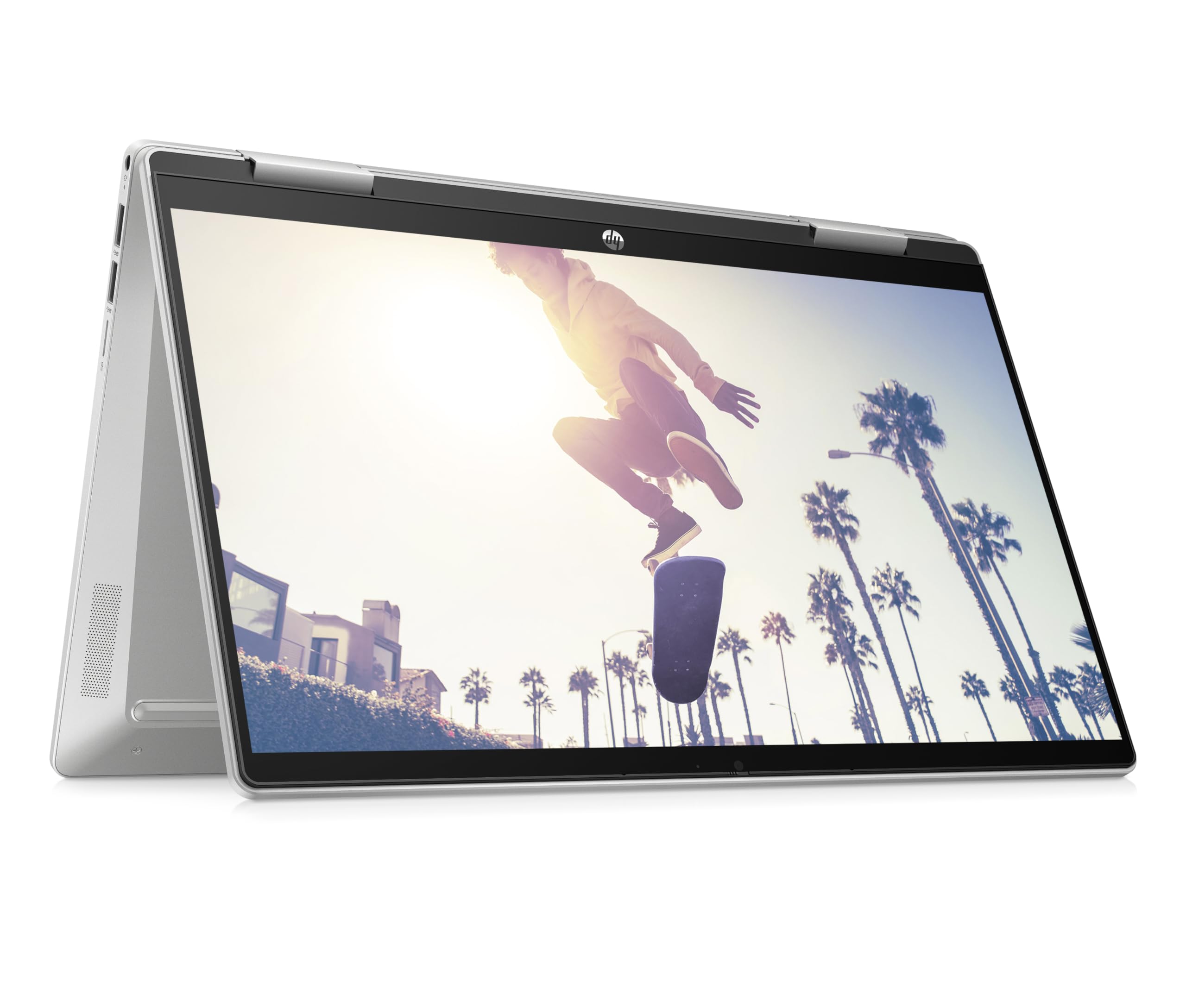 لپ تاپ ۲ در ۱ اچ‌پی Pavilion x360 14-ek1012ne، صفحه نمایش لمسی ۱۴ اینچی FHD، پردازنده Intel® Core™ i5 نسل ۱۳، ۸ گیگابایت RAM، ۵۱۲ گیگابایت SSD، گرافیک Intel® Iris® Xᵉ، Windows 11 Home، صفحه کلید انگلیسی - عربی، رنگ نقره‌ای طبیعی - نسخه محلی Core i5 | 8GB RAM | 512GB SSD