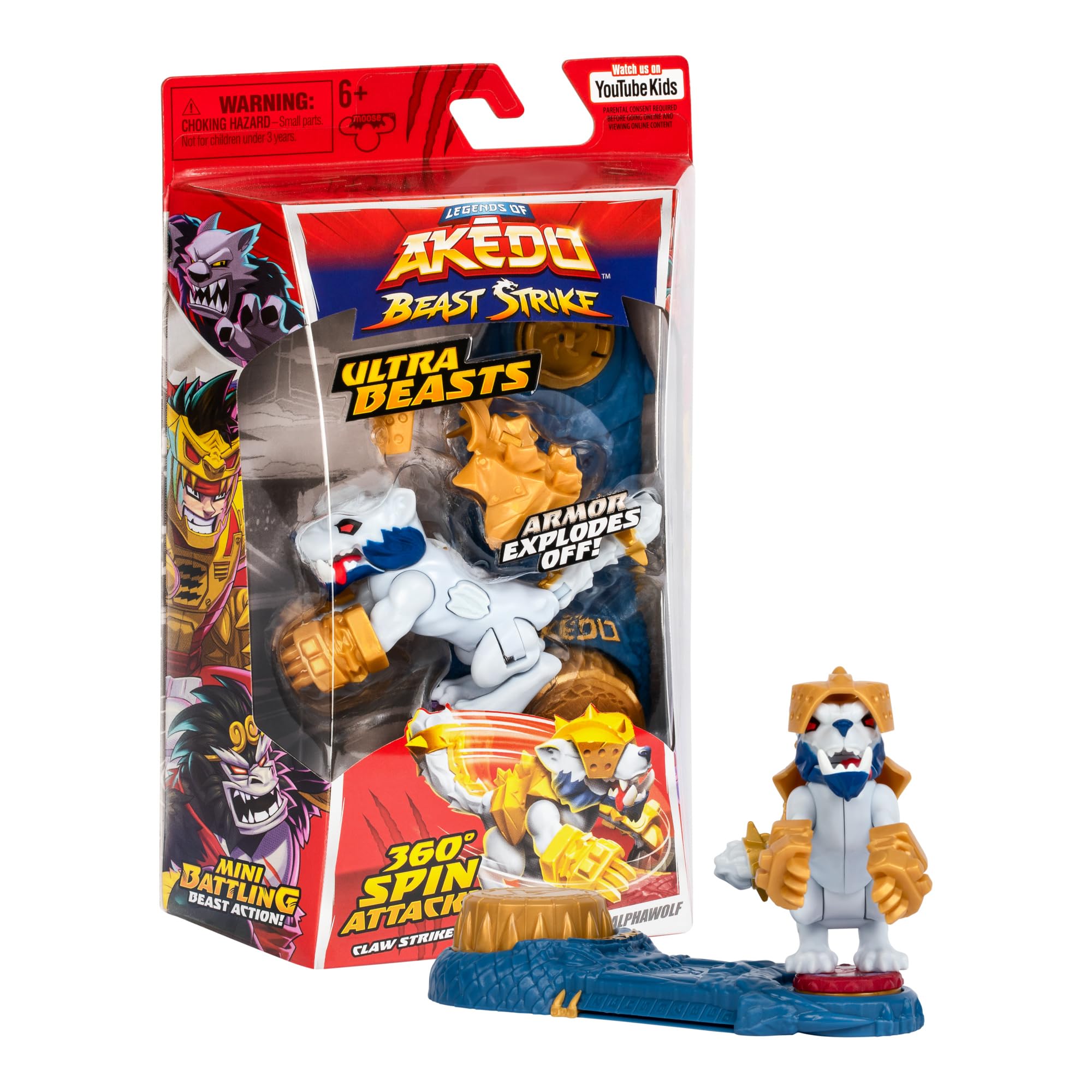Akedo S6 Ultra Beast Single Pk Ripclaw Alphawolf
الفاوولف لوط نیکس ریپکلوو اولترابیست سری شش اکیدو