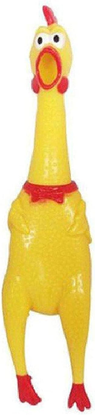 اسباب بازی اسباب بازی Squeeze Shrilling Screaming Chicken Squawking Chicken Fun Dog، دازدگی شوخی اسباب بازی جدید Squawking برای حیوانات خانگی یا کودکان ۱۷ سانتی‌متر
