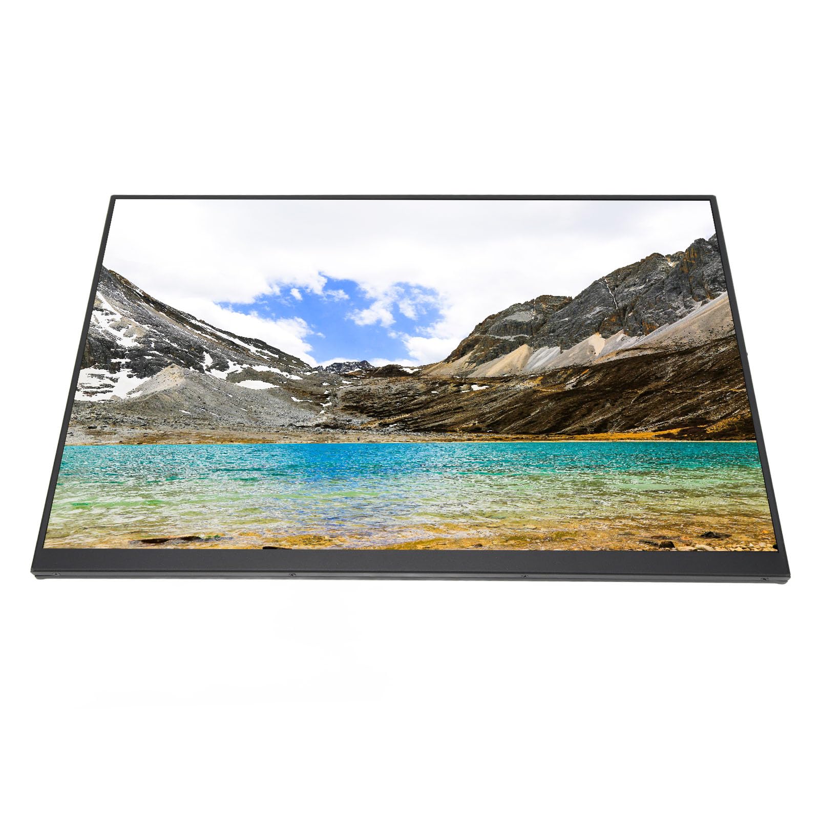 مانیتور HD لپتاپ قوی Cryfokt، مانیتور قابل حمل از آلیاژ آلومینیومی با ضخامت بسیار کم 2.5K برای نمایشگر کامپیوترهای خارجی HDR برای لپتاپ ها، کامپیوترها، تلفن ها، زاویه دید 178 درجه ای وسیع، نمایشگر ضد درخشش 18 اینچی
