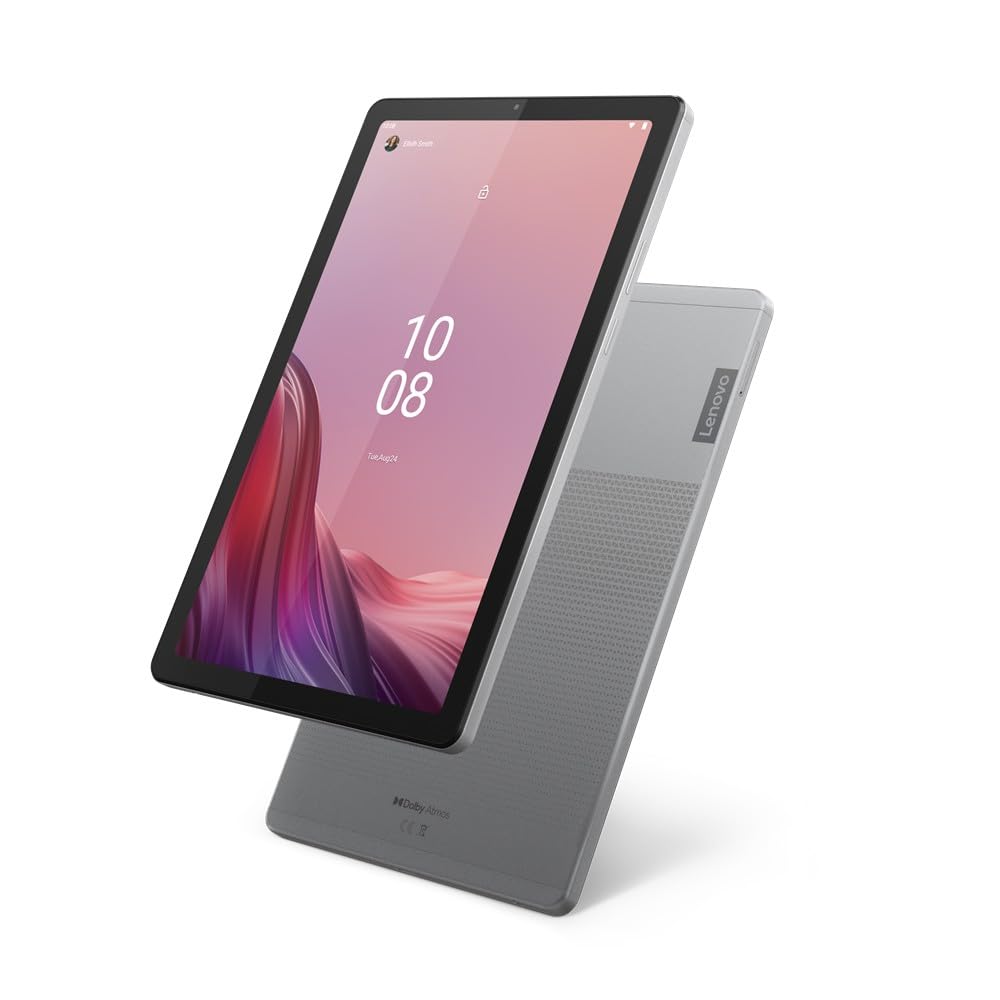 تبلت Lenovo Tab M9، صفحه نمایش 9 اینچی HD، پردازنده MediaTek Helio G80، 3 گیگابایت رم، قابلیت افزایش حافظه تا 2 ترابایت، 2 بلندگو، WiFi + بلوتوث 5.1، کیس و فیلم اندروید 12، رنگ خاکستری