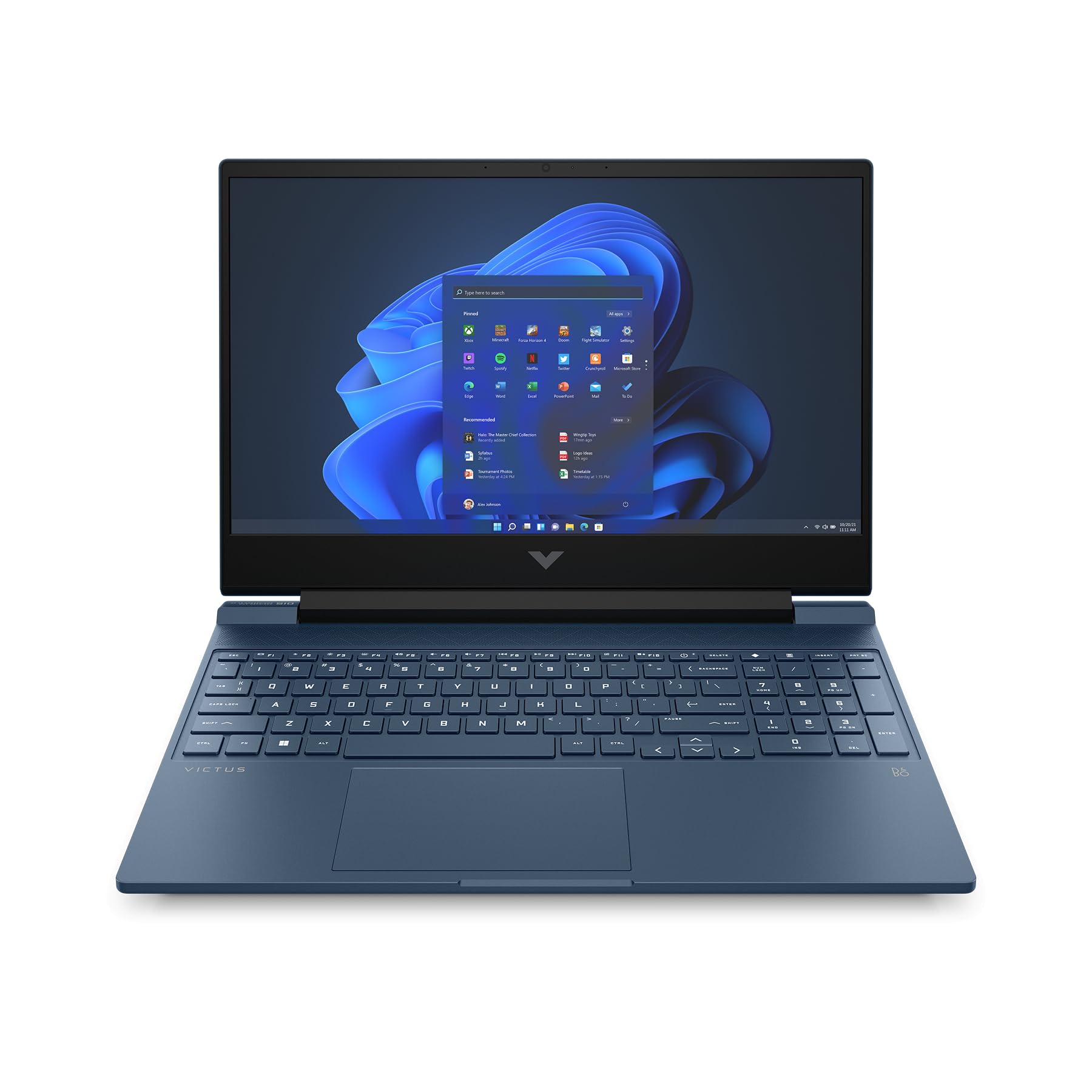 HP Victus 15-FA 15.6 اینچ FHD IPS 144Hz، اینتل i5-12450H، 16GB RAM، 512GB SSD، RTX 3050، ویندوز 11