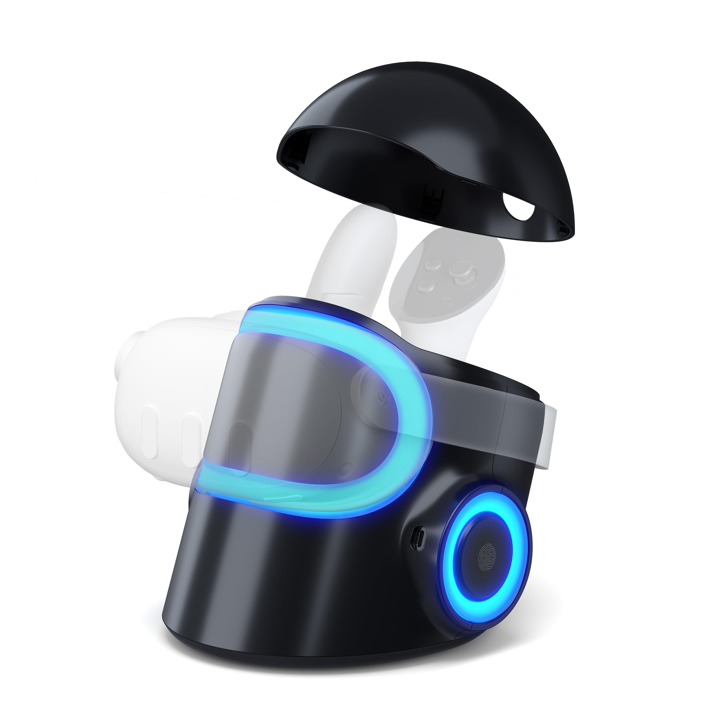 Aubika CyberCore، درگاه شارژ Next-Gen VR (120W) برای Vision Pro/Meta Quest 3/Quest Pro/Oculus Quest 2/Pico 4 (سیاه)