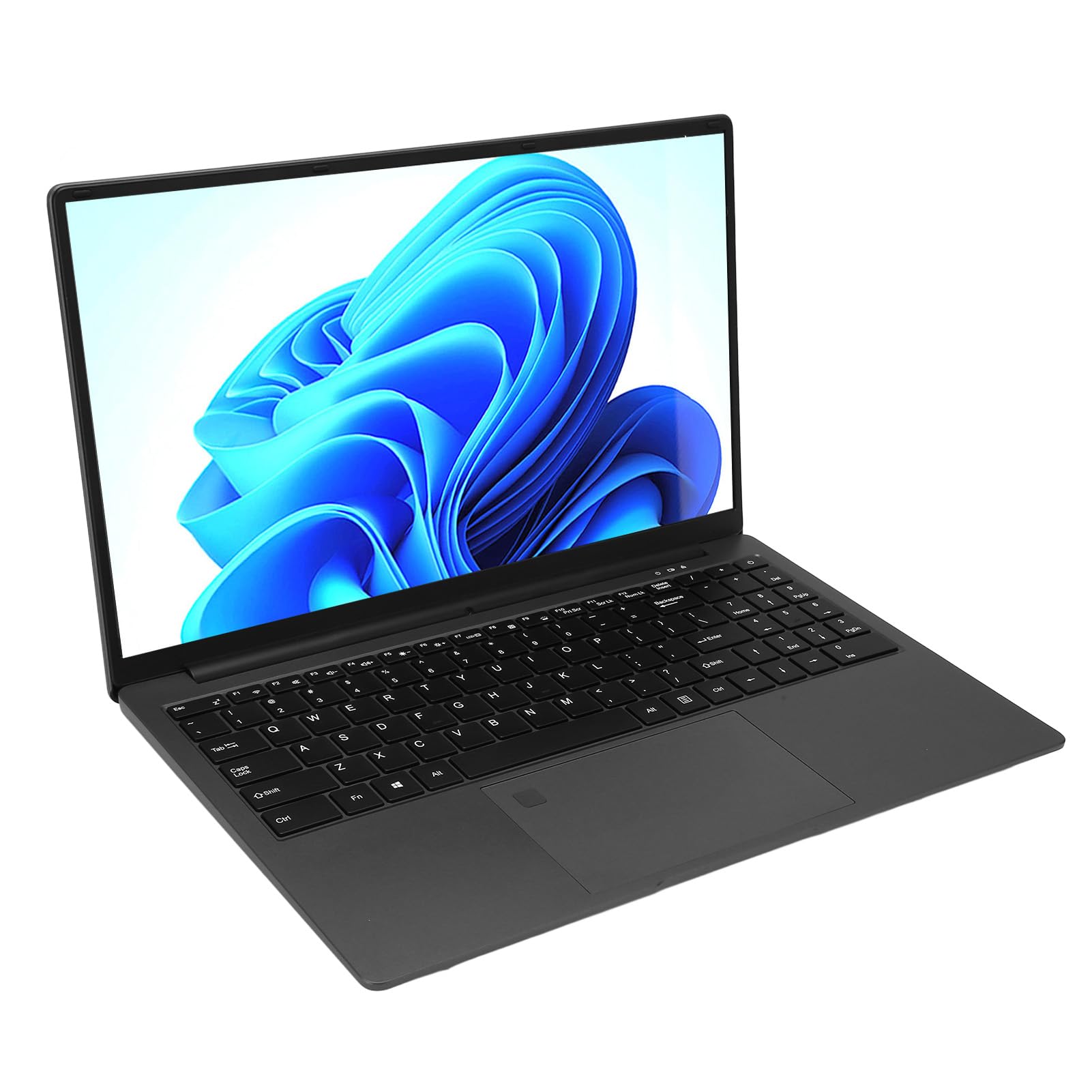 لپ تاپ 15.6 اینچ Luqeeg، کامپیوتر با کیفیت تصویر 1920x1080 HD با 16 گیگابایت LPDDR4 2933MHz، لپ تاپ سبک با پردازنده N5095، مناسب برای مطالعات، پشتیبانی از سیستم 10 و 11 (16 گیگابایت + 512 گیگابایت، با آداپتور برقی UK)
