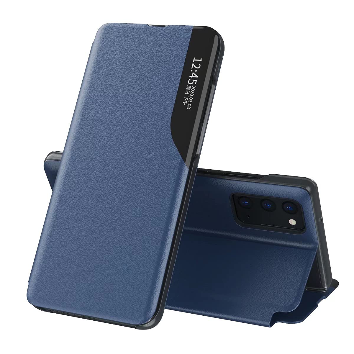 محافظ RanTuo برای Xiaomi 14 Pro، محافظ قابل‌چرخش با گیره مغناطیسی، استند قابل‌تاشو، ضد‌شوک، ضد‌خش، محافظ گوشی برای مدل Xiaomi 14 Pro (آبی) Xiaomi 14 Pro آبی