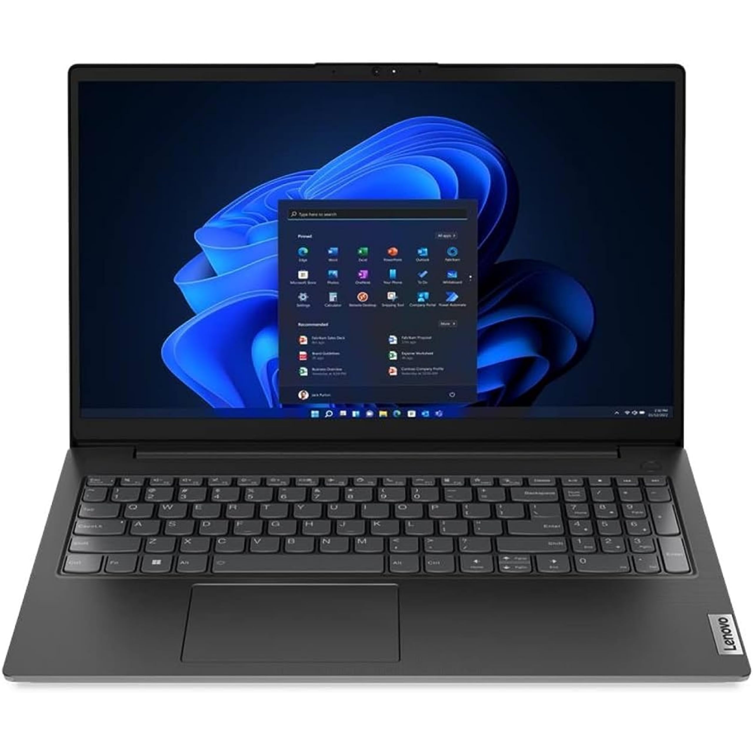 لپ تاپ Lenovo V15 G3 IAP، پردازنده Intel Core i3-1215U نسل 12 |رم DDR4 8 گیگابایت |حافظه داخلی SSD M.2 256 گیگابایت |گرافیک Intel UHD |نمایشگر FHD 15.6 اینچ |ویندوز 11 لپ تاپ شامل کیف دستی + ماوس بی‌سیم + هدفون بلوتوث، رنگ مشکی تجاری