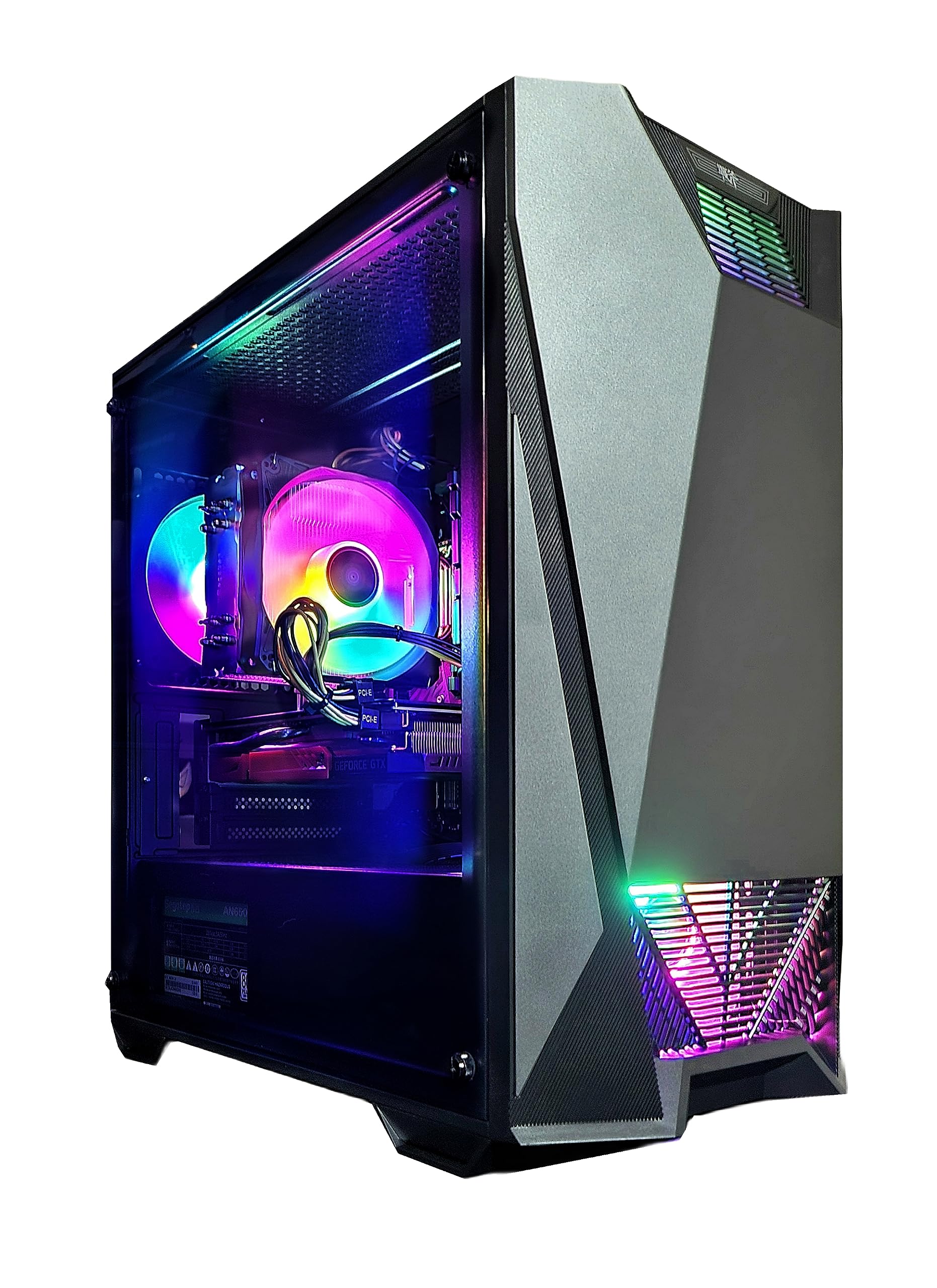 کامپیوتر رومیزی بازی DASEEN - Intel Core i7-13700 2.1GHz، NVIDIA GeForce RTX3050 8GB، 16GB DDR4 RAM 3200، 512GB NVME SSD، ویندوز 11 HOME CPU i7 13700h/RTX3050 8G/512GB SSD RAM 16GB