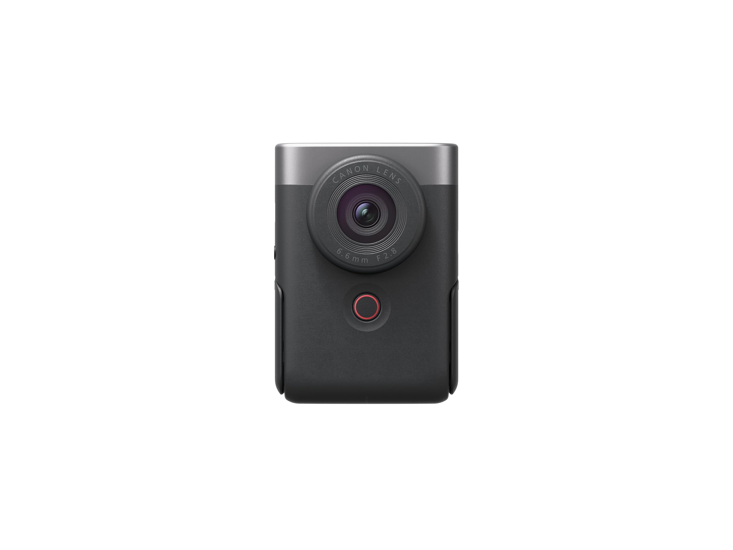 دوربین ویدیویی پیشرفته کانن PowerShot V10 برای ولاگینگ| نوع CMOS با سایز 1.0 اینچ| ویدیو 4K UHD| لنز زاویه‌ای وسیع| پایه داخلی| صفحه نمایش لمسی قابل تلنگر| میکروفون استریو| Wi-Fi و بلوتوث| رنگ نقره‌ای