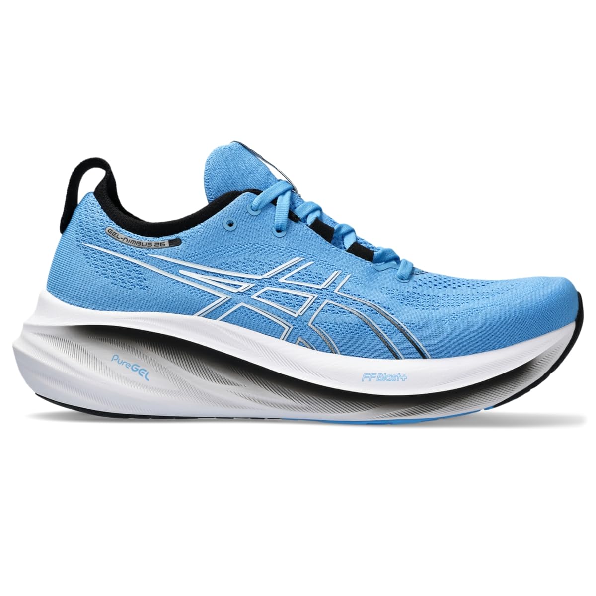 مردانه ASICS Gel-Nimbus 26 راه‌دویدن از اوروپای 45 آب‌سرخ/سیاه