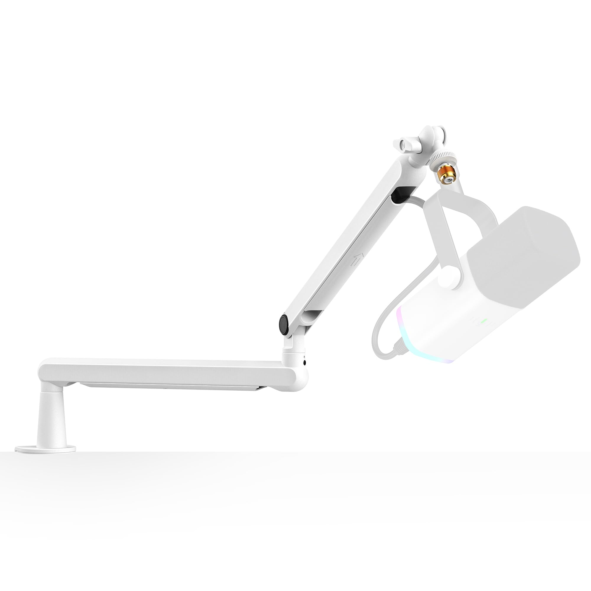 FIFINE Boom Arm Mic Stand, Low Profile Metal Microphone Stand, Podcast Mic Boom Arm with Desk Mount, Cable Channels Management, White for Recording/Streaming/Gaming/Home Office-BM88W

استند میکروفون بازوی بوم FIFINE، استند فلزی کم ارتفاع میکروفون، بازوی بوم پادکست با نصب روی میز، مدیریت کانال‌های کابل، رنگ سفید برای ضبط/پخش/گیمینگ/دفتر خانه-BM88W