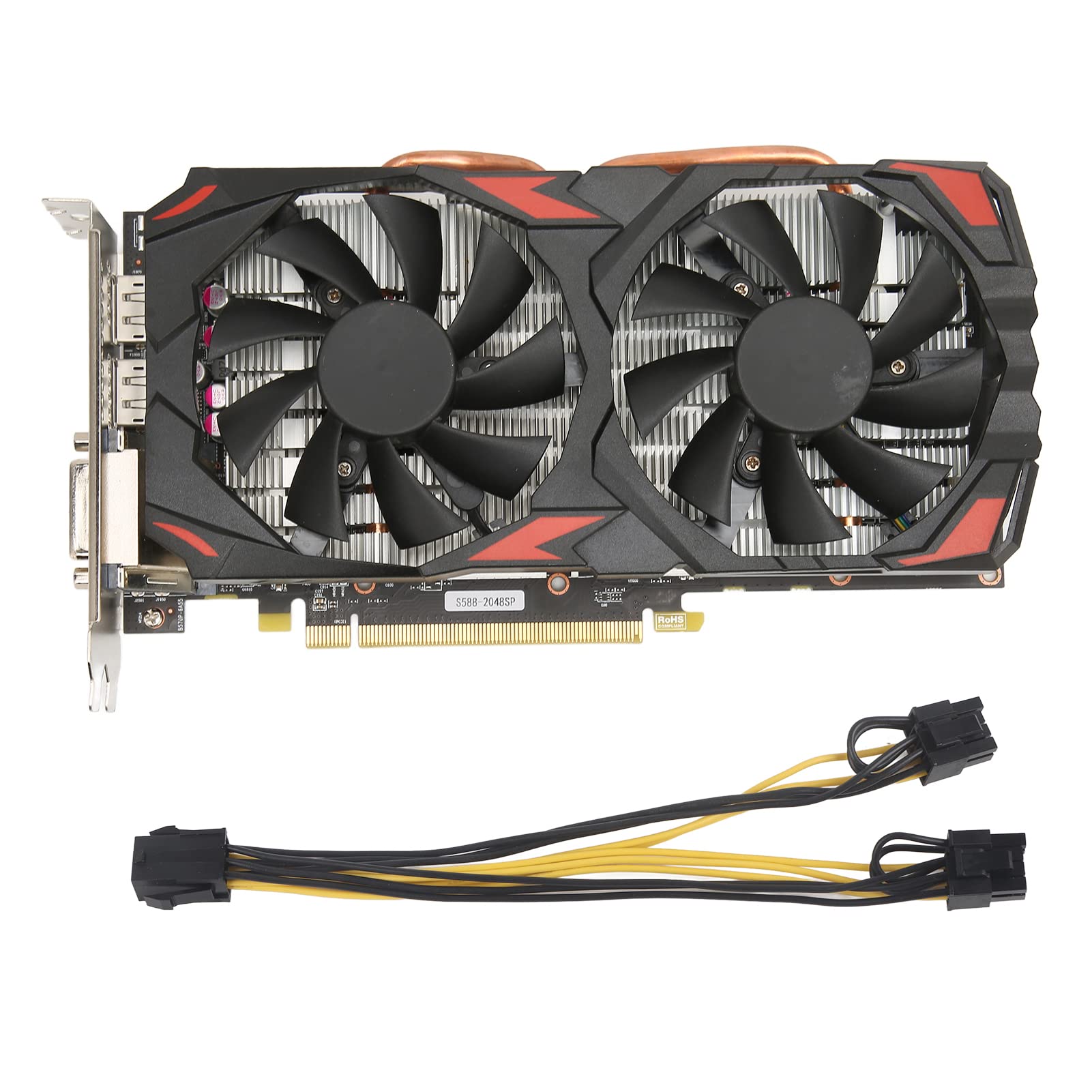 کارت گرافیک Sorandy 580 با 8 گیگابایت GDDR5، 256 بیت، دو فن خنک‌کننده، 16 پورت PCI Express 3.0، پشتیبانی از رزولوشن 8K، کارت گرافیک بازی برای خانه