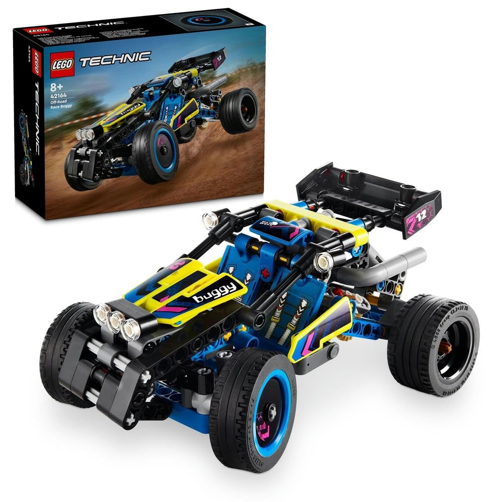 LEGO تکنیک قایق بازی بر راهنمایی خودرو، اسباب‌بازی برای پسران و دختران بالای ۸ ساله، مدل رالی با ویژگی‌های واقع‌گرایانه، هدیه کوچک برای کودکان ۴۲۱۶۴