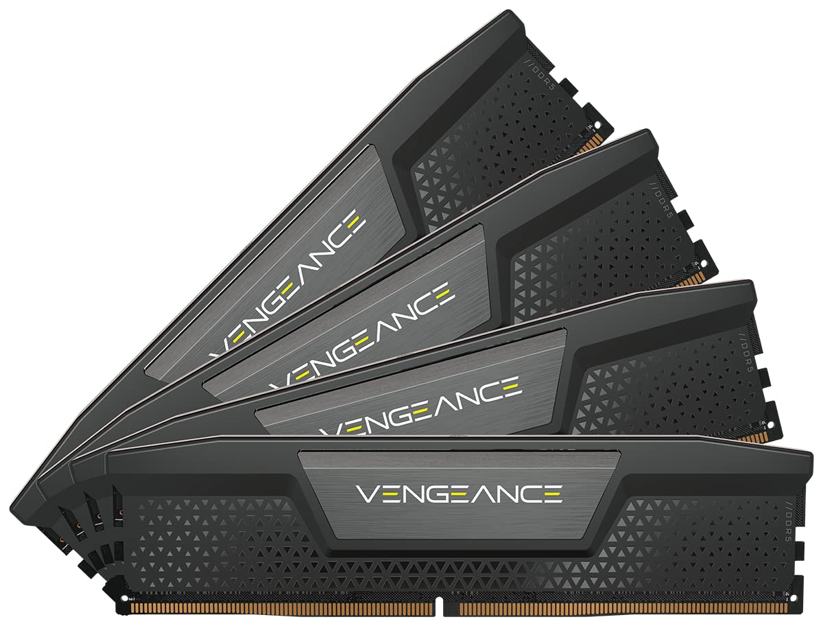 CORSAIR VENGEANCE DDR5 128GB (4 x 32GB) DDR5 5600 CL40-40-40-77 1.25V Intel XMP Memory - BLACK 128GB (4x32GB) Black

کرسیر ونجنس DDR5 128GB (4 x 32GB) DDR5 5600 CL40-40-40-77 1.25V حافظه Intel XMP - مشکی 128GB (4x32GB) مشکی