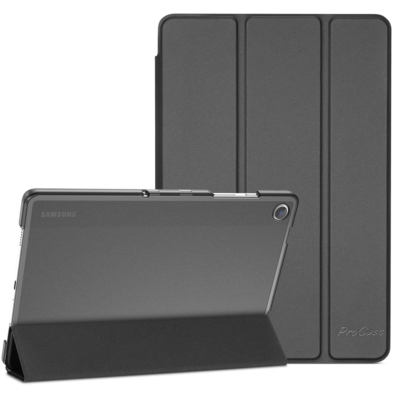 کاور هوشمند ProCase برای گلکسی تب A9 پلاس / A9+ 5G 11 اینچ 2023 SM-X210 SM-X215 SM-X216 SM-X218، قاب سخت و استند نازک با پوشش پشتی محافظ Folio برای گلکسی تب A9 پلاس 2023 - مشکی