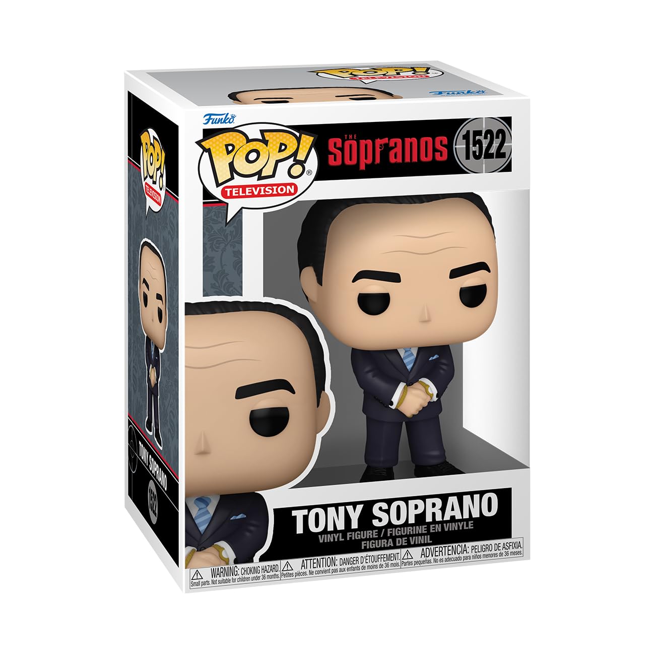 Funko Pop! تلویزیون: Sopranos - تونی - the Sopranos - مجموعه انحصاری شکلک وینیل - ایده هدیه - محصول رسمی - اسباب بازی برای کودکان و بزرگسالان - طرفداران تلویزیون - شکلک مدل برای مجمع‌ها و نمایشگاه‌ها
