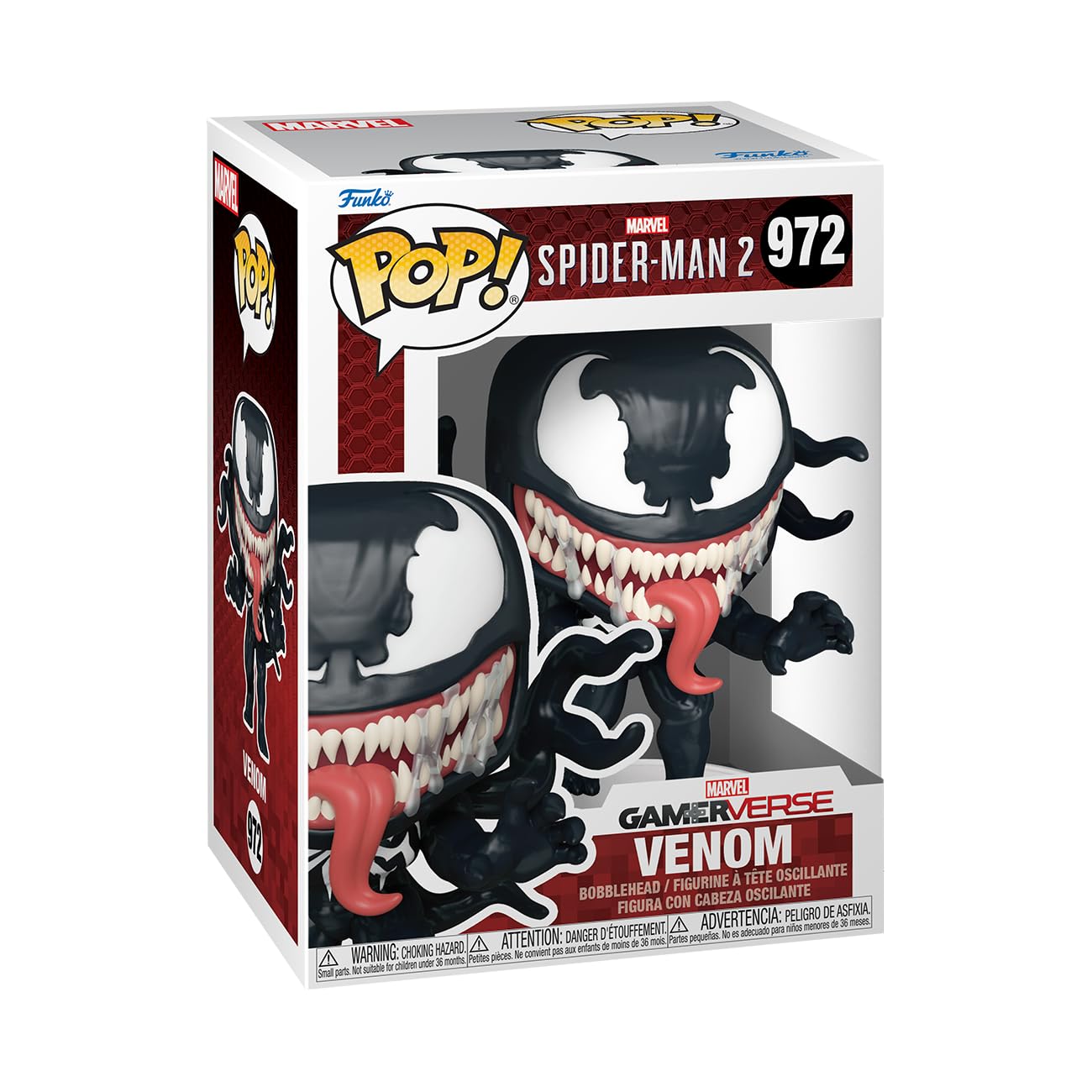 عکس Funko Pop! بازی‌ها: اسپایدرمن 2- ونوم - اسپایدرمن - انتشار خوشه‌ای رزینی جمع‌اوری شونده - ایده هدیه - کالاهای رسمی - اسباب‌بازی برای کودکان و بزرگسالان - طرفداران بازی ویدیویی - مدل‌های شماره برای جمع‌آوری و نمایش