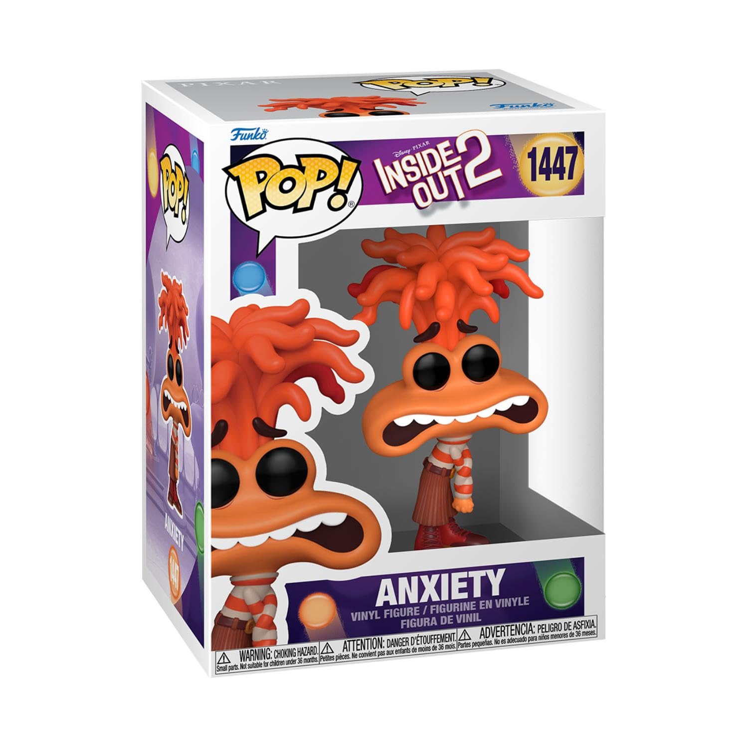 شخصیت مجسمه ای ترس از فیلم دیزنی: ذهن زیبا 2 از Funko POP! - ایده هدیه - کالکشن محصول رسمی - اسباب بازی برای کودکان و بالغان - طرفداران فیلم - مجسمه برای مجمع‌گراها