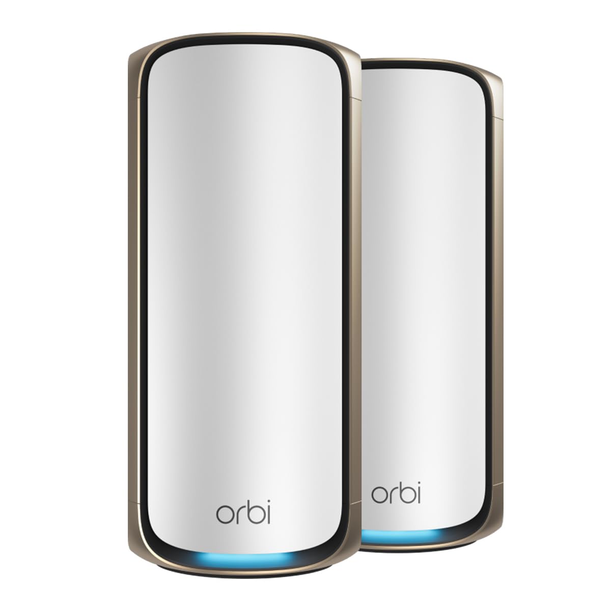 سیستم شبکه مش NETGEAR Orbi 970 سری Quad-Band WiFi 7 (RBE972S)، روتر + 1 تقویت کننده ماهواره، امکانات امنیتی، تا 27 گیگابیت بر ثانیه، پوشش تا 6،600 فوت مربع، 200 دستگاه، پورت اینترنت 10 گیگ WiFi 7 2-کاره