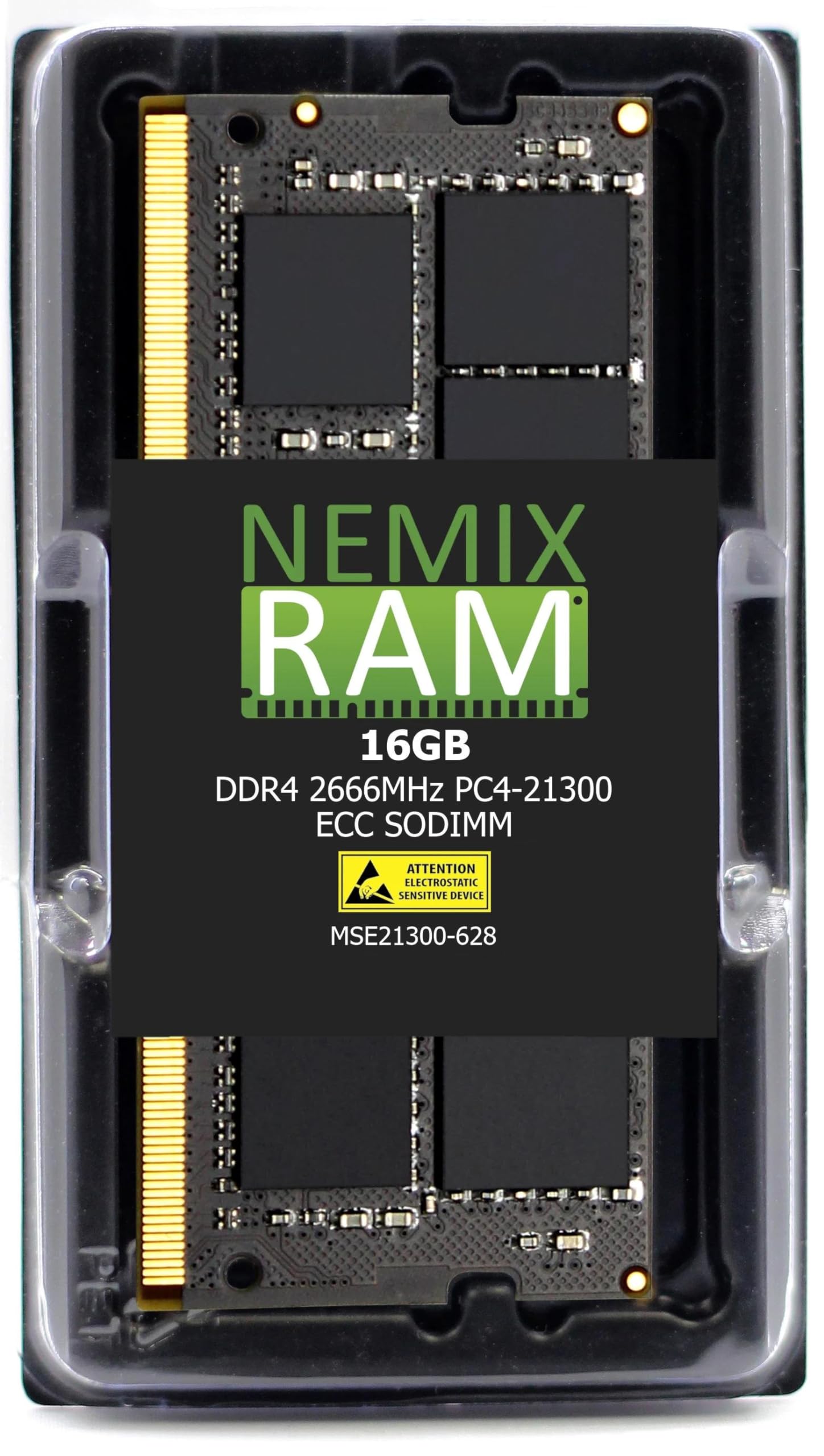 NEMIX RAM 16GB DDR4 ECC بدون Buffer SODIMM D4ES01-16G سینولوژی Rackstation RS822RP+ RS822+ Diskstation DS1823xs+ DS923+ DS723+ DS3622xs+ DS2422+ DS1522+ سازگار