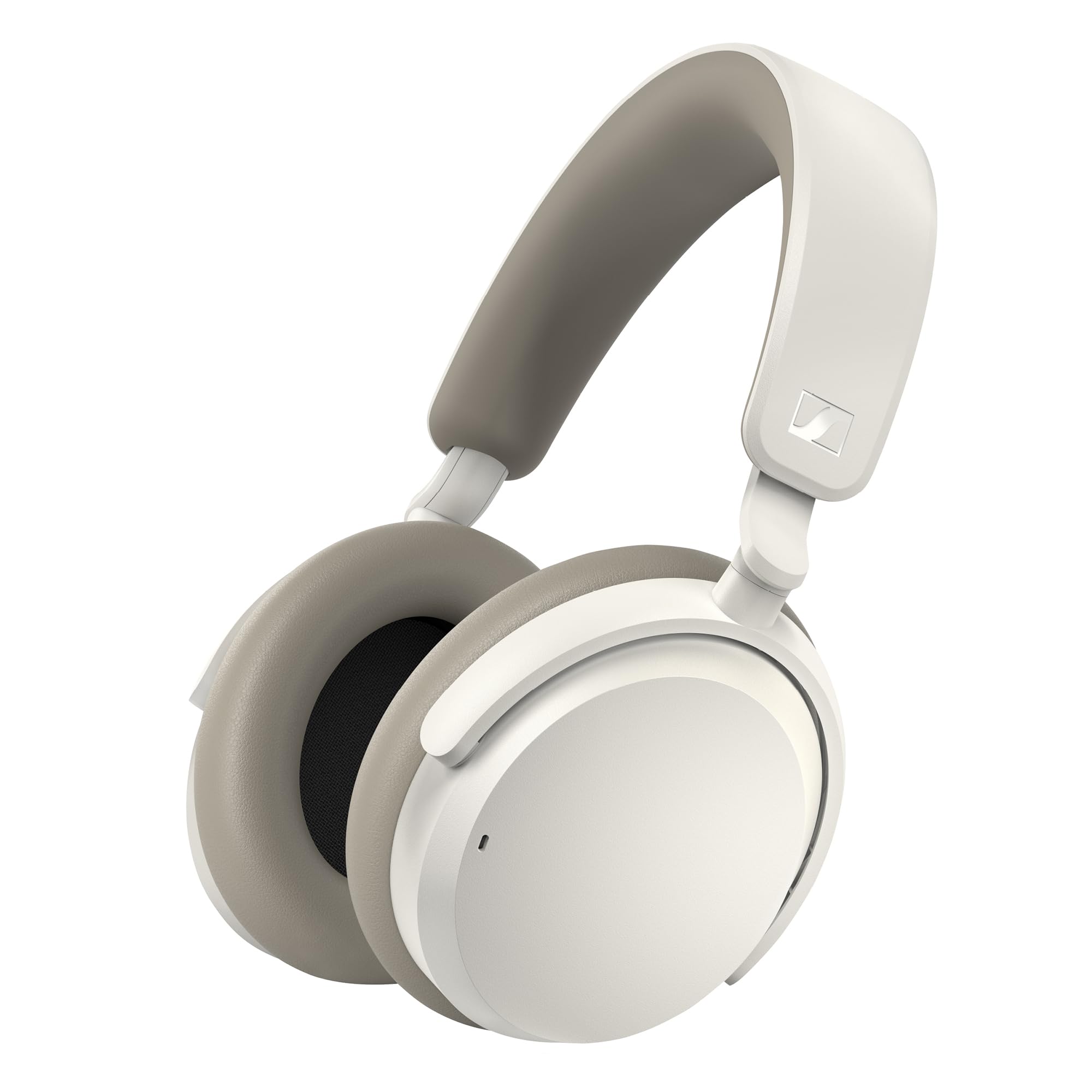 هدفون بلوتوث بی‌سیم Sennheiser Consumer Audio ACCENTUM - باطری ۵۰ ساعته، لغو نویز هیبریدی (ANC)، راحتی تمام روز و صدای واضح برای تماس‌ها، سفید