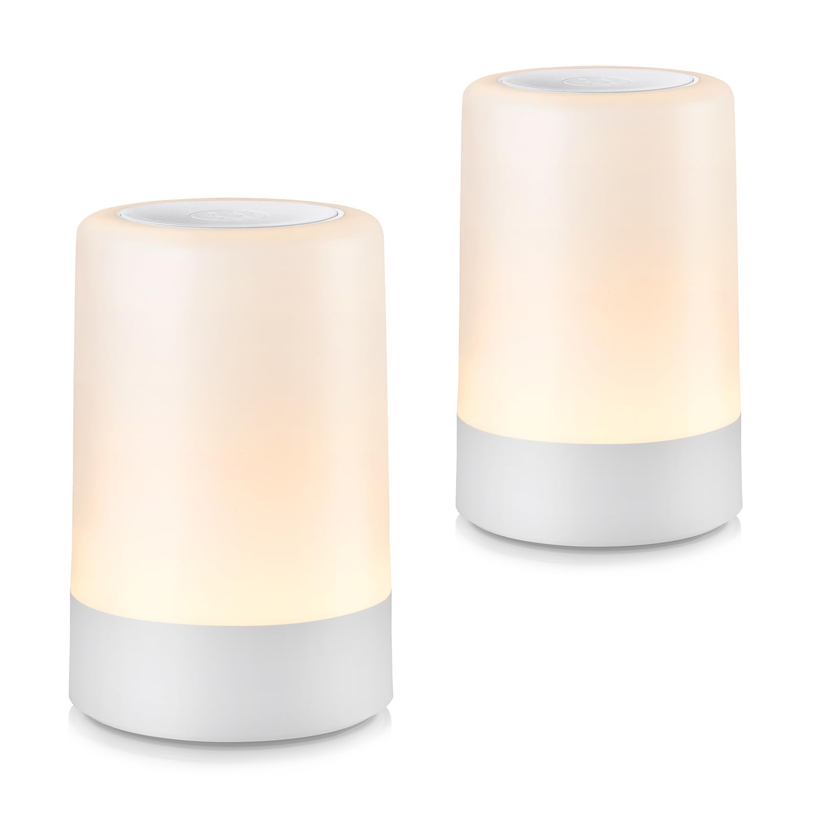 G Keni LED Touch Baby Night Light for Kids, Portable Night Light with LED Touch for Kids and Adults, Nursing, Sleep Aid, USB Rechargeable Nursing Lamp, Warm Night Light 2 Pack