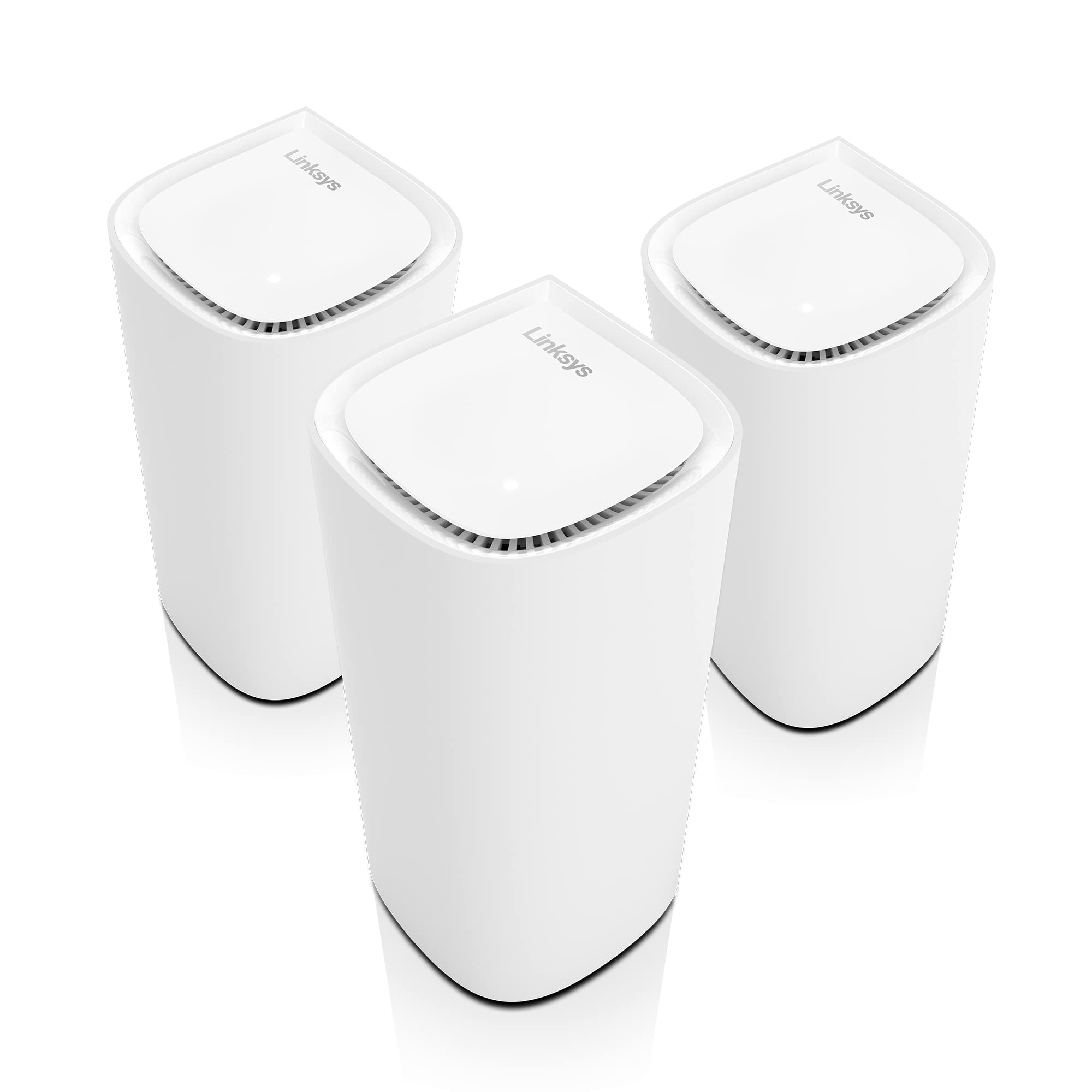 سیستم مش وای فای 6E Linksys Velop Pro، 3 بسته، رنگ سفید، مدل MX6203-Ke