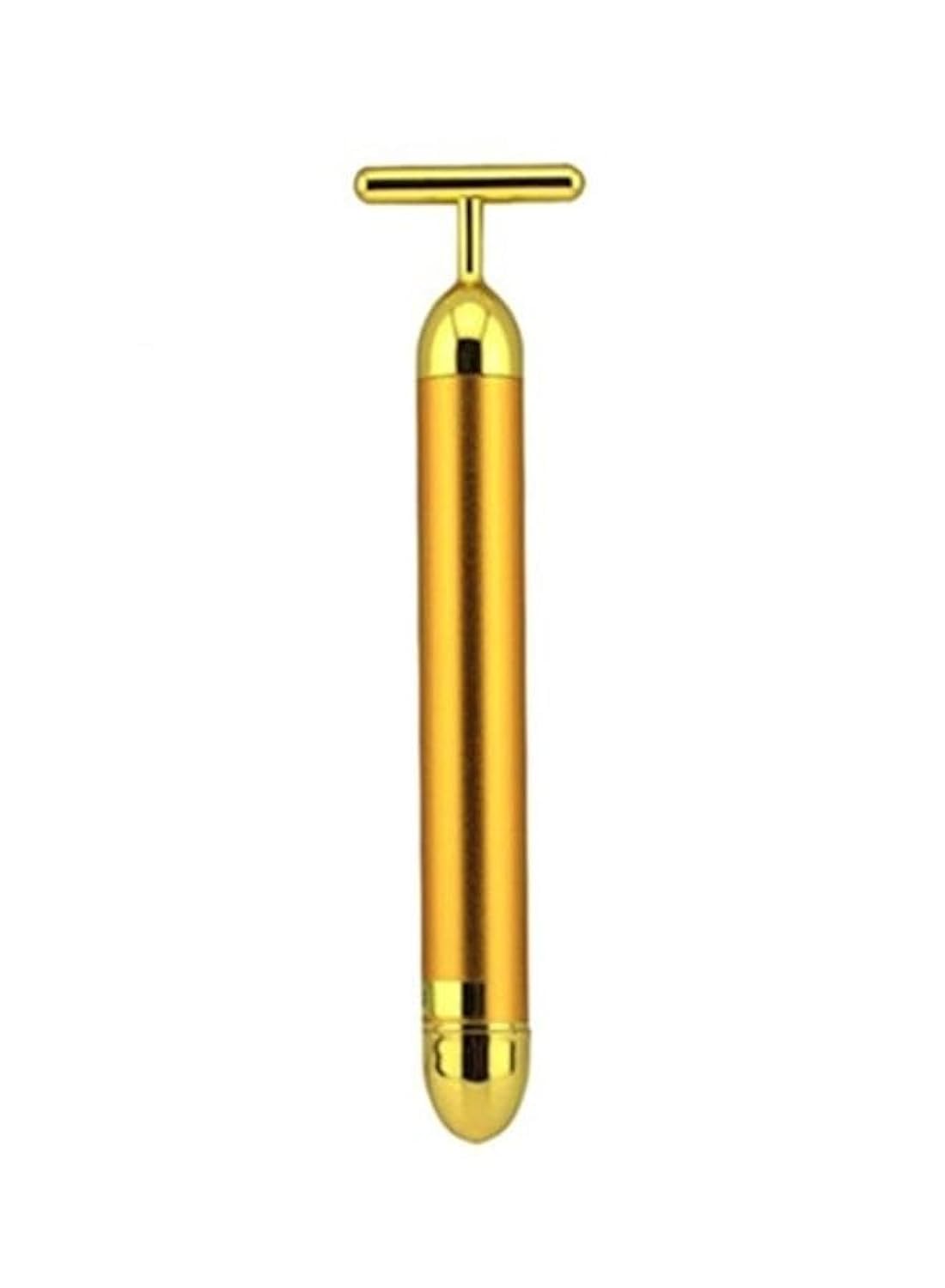 ۲۴کی Electric Anti Aging Facial Massager Gold Multicolor Easylife-01876