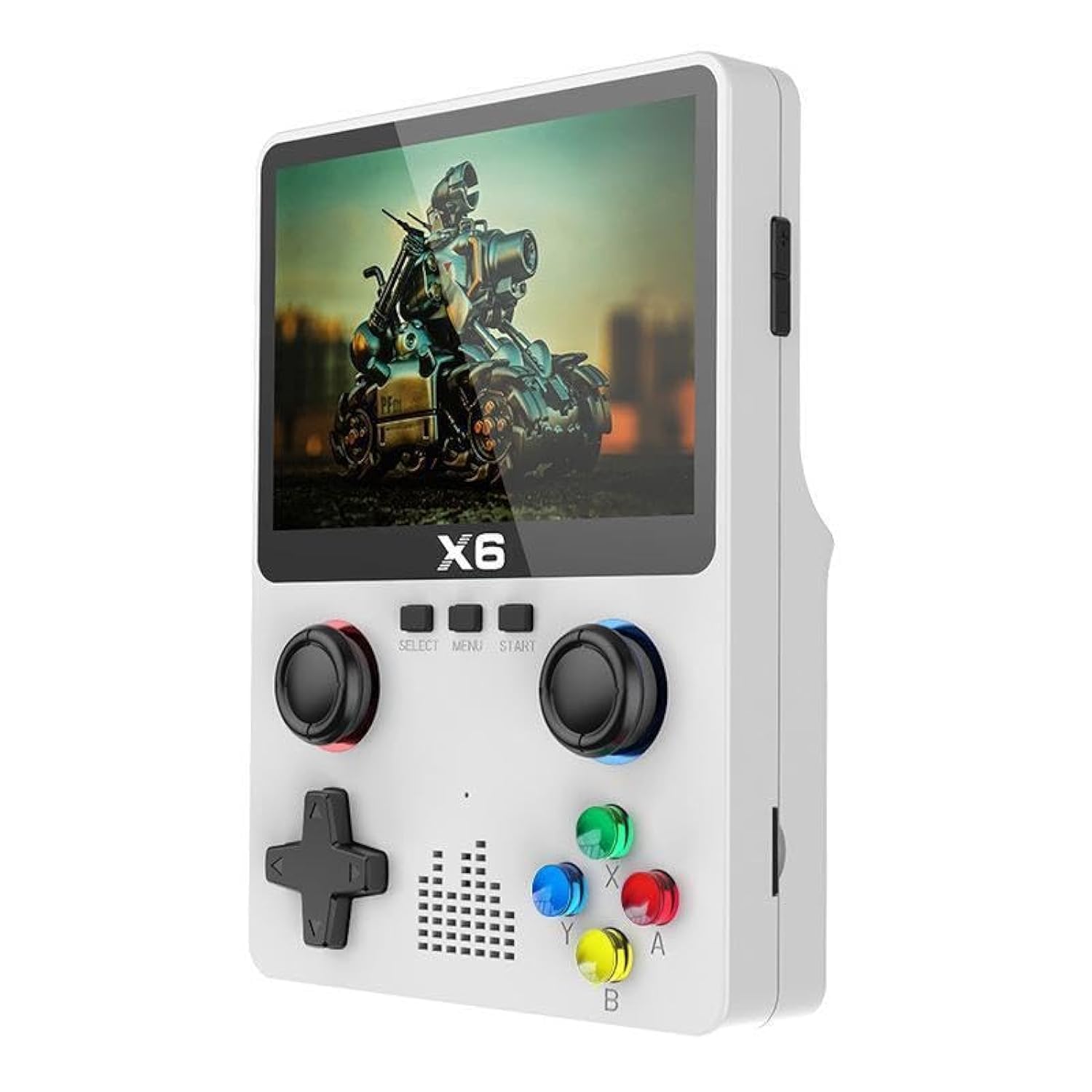 کنسول بازی جدید X6 HD PSP کنسول دستی دو بازو بازی GBA آرکید (سفید)