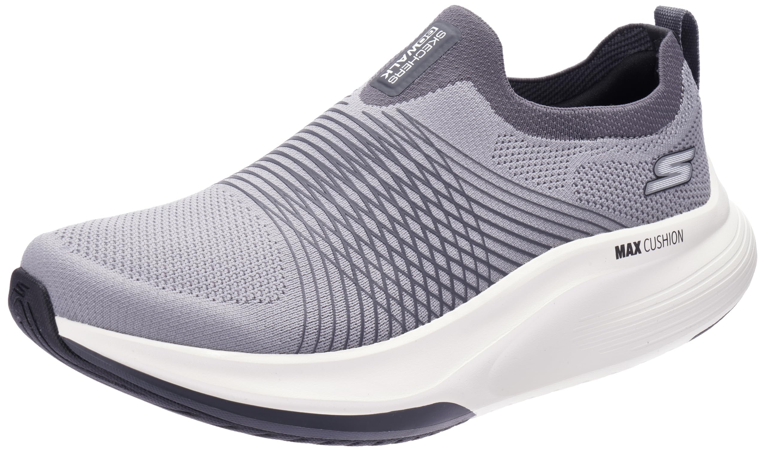 کفش مردانه Skechers GO WALK MAX WALKER، سایز 42.5 (EU)، رنگ خاکستری