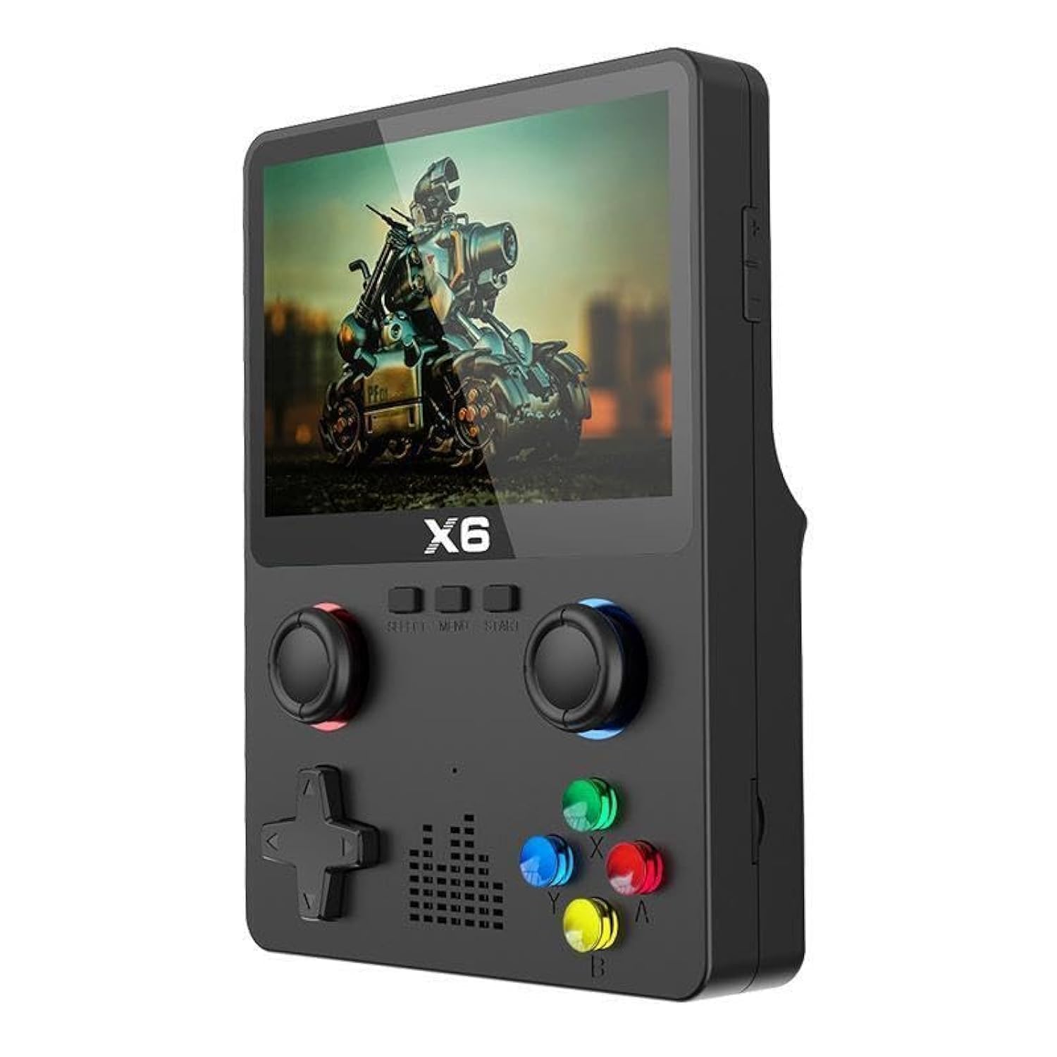 کنسول بازی جدید X6 با کیفیت HD، کنسول دستی بازی PSP دو چرخه بازی دوچرخه بازی GBA آرکید (مشکی)