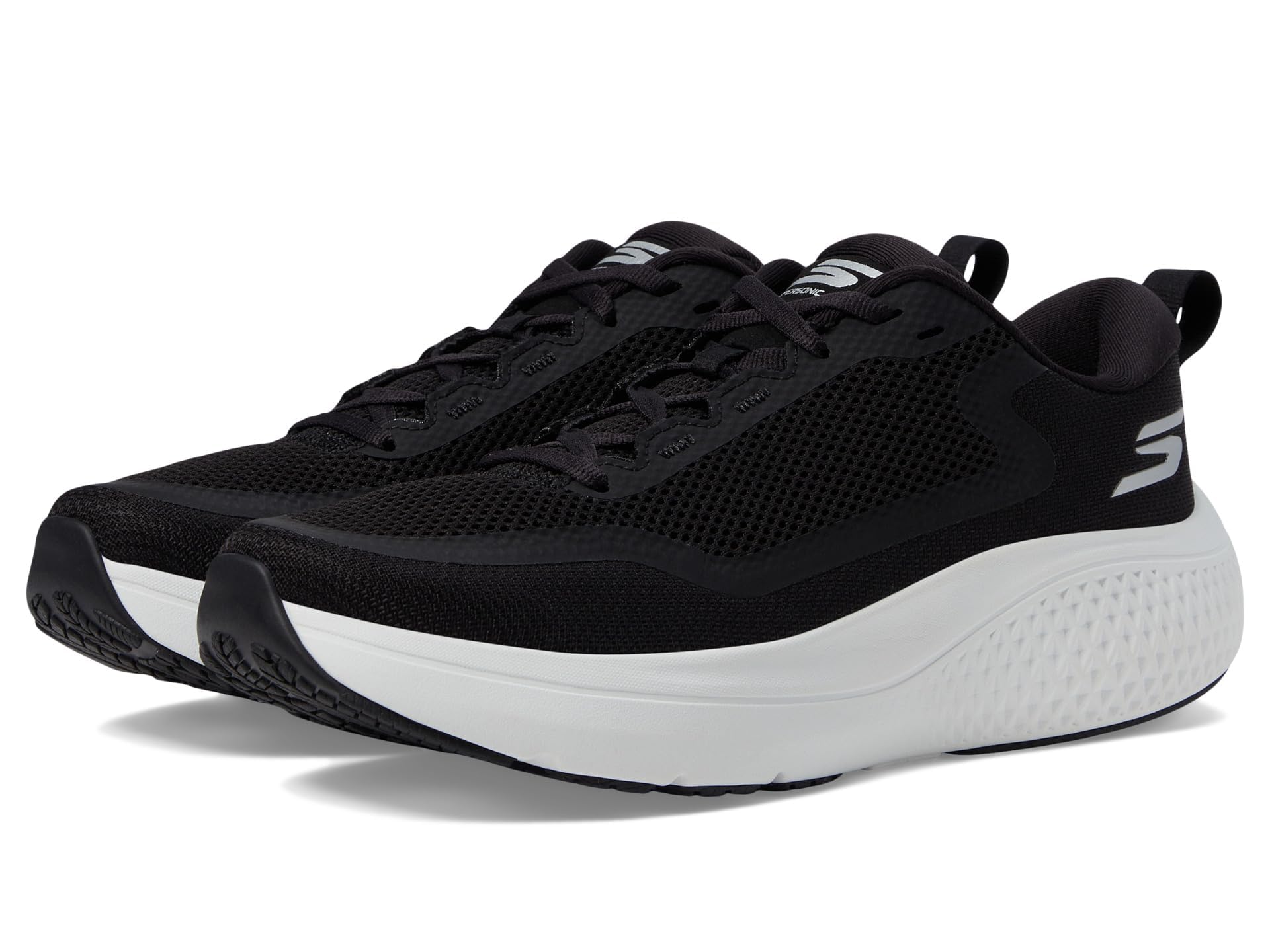 کفش ورزشی اسکچرز مردانه Go Run Supersonic Max، سایز 41.5 (EU)، مشکی/سفید
