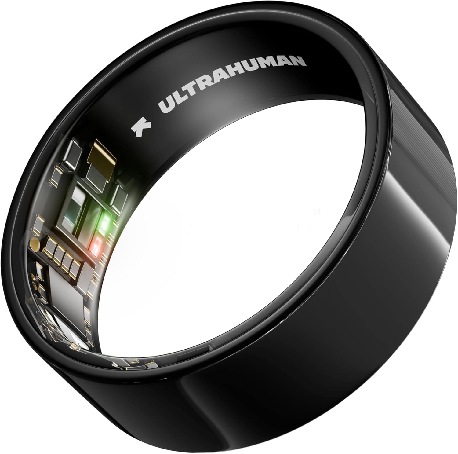 ULTRAHUMAN Ring AIR-Smart Ring Activity Tracker, Size First Sizing Kit,Sleep Tracker,Smart Ring for Men/Women,Fitness Tracker (Aster Black, 8) Aster Black 8