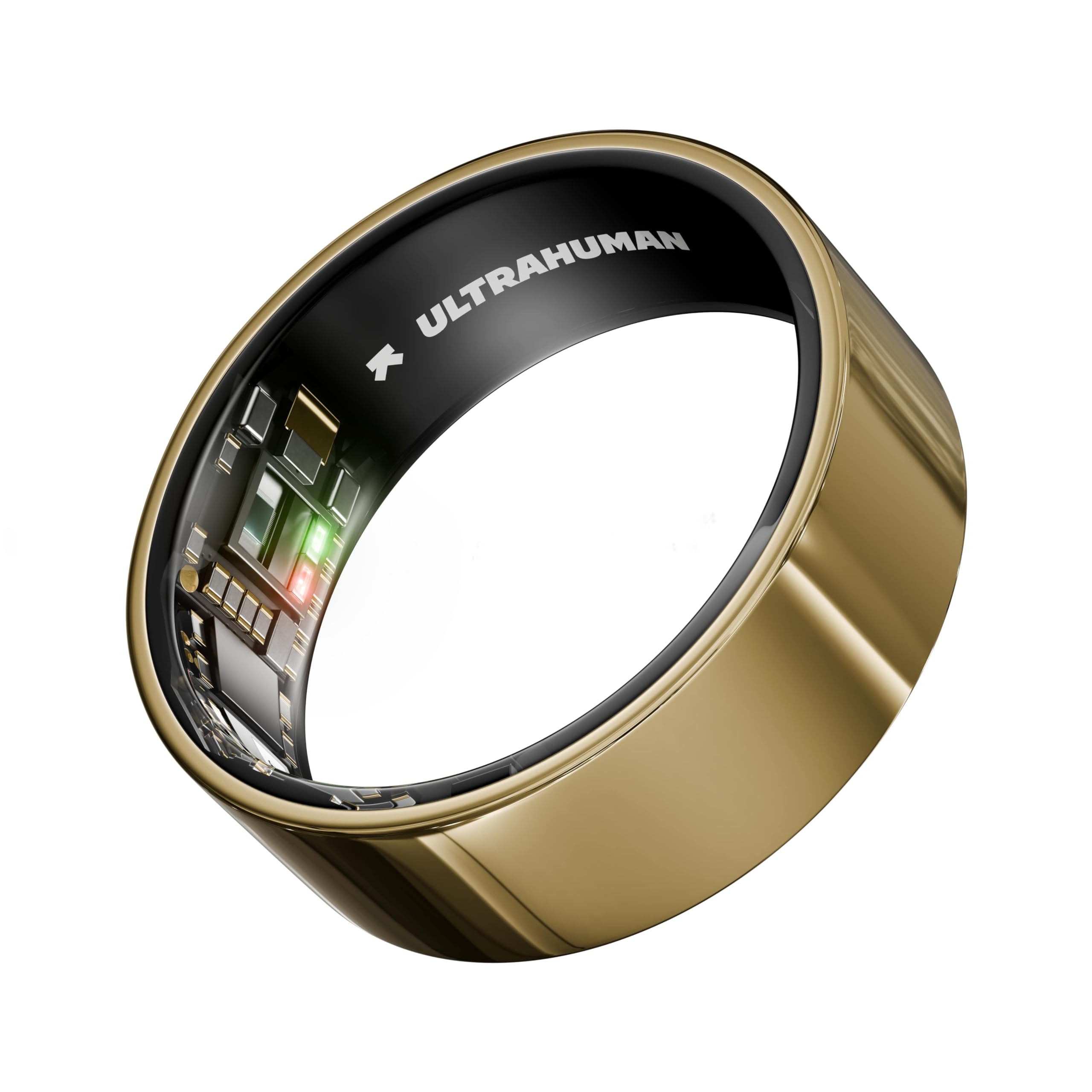 Ultrahuman Ring AIR Smart Ring -Track Sleep, HRV & Stress, No subscription Bionic Gold 8